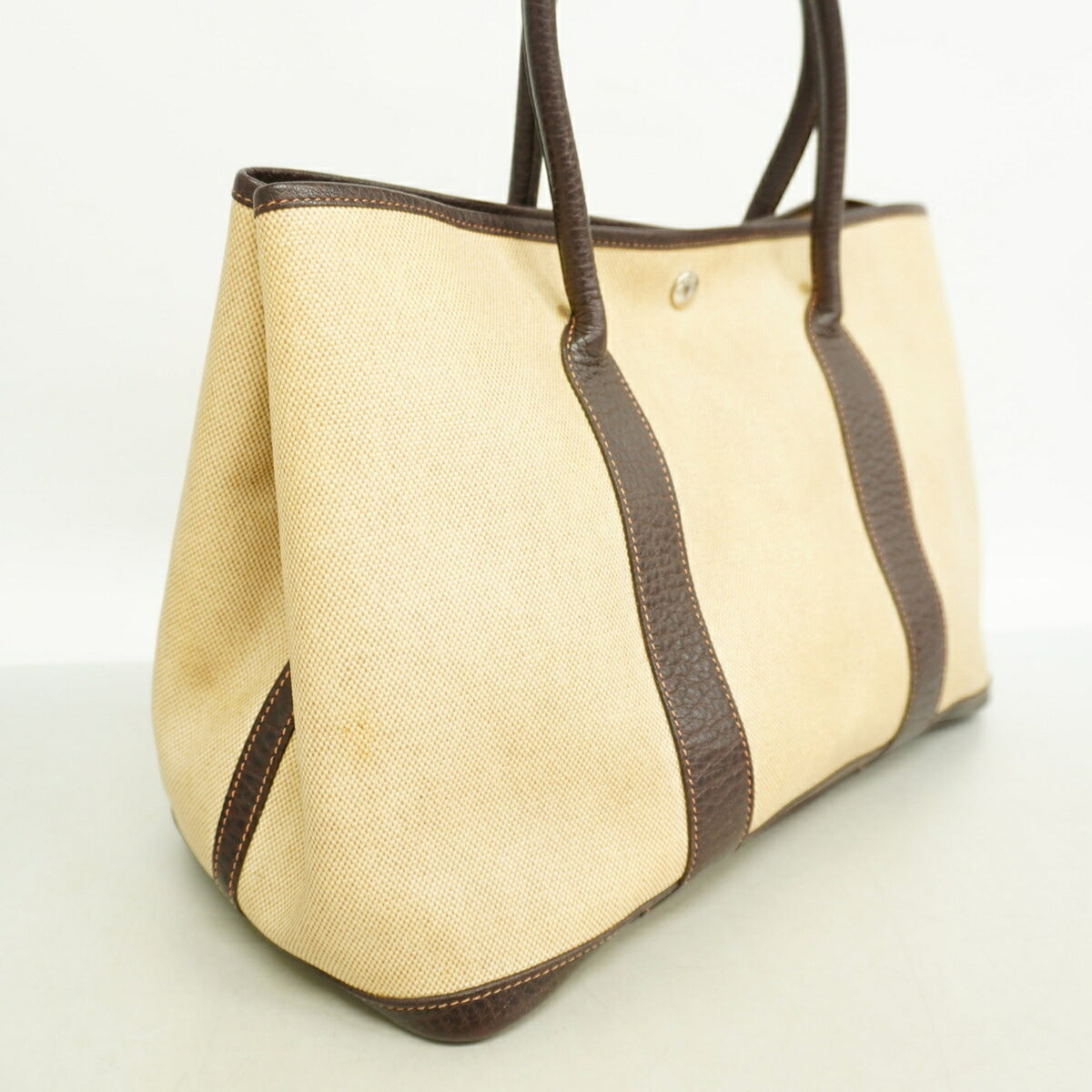 Hermes Brown Toile H Tote Bag (Pre-Owned)