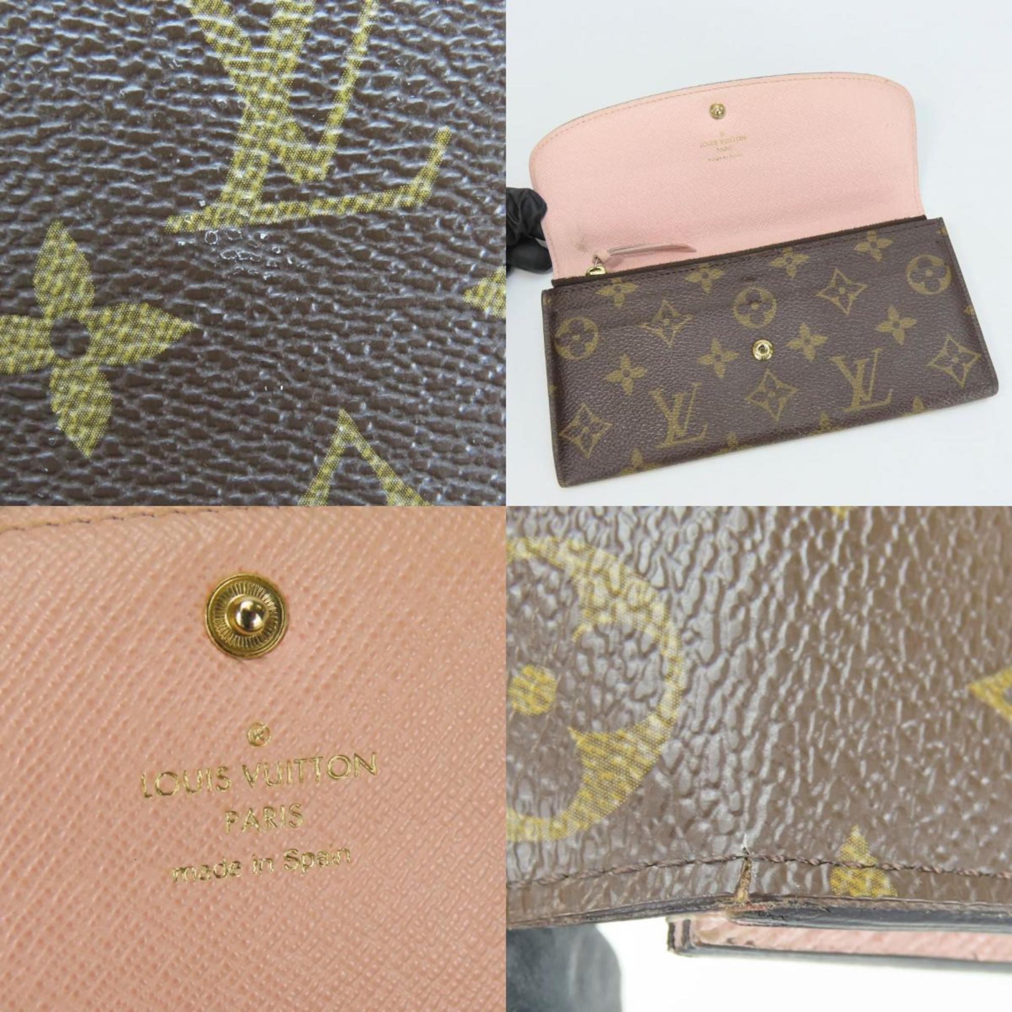 Louis Vuitton Brown Rose Ballerine Monogram Long Wallet (Bi-Fold) (Pre-Owned)