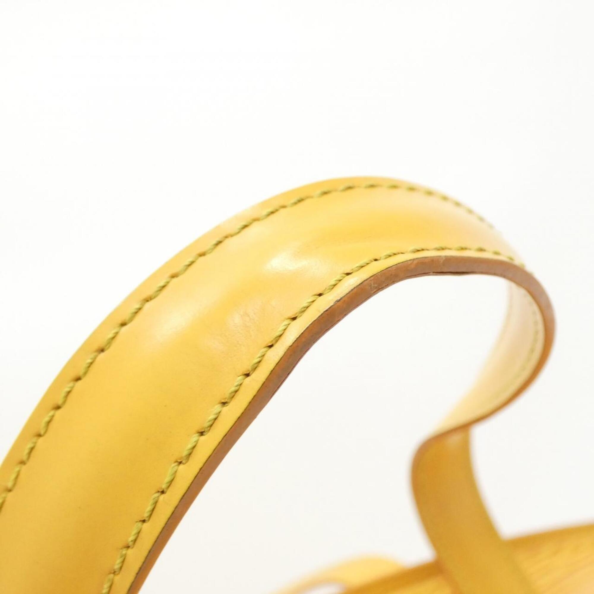 Louis Vuitton Yellow Leather Handbag (Pre-Owned)