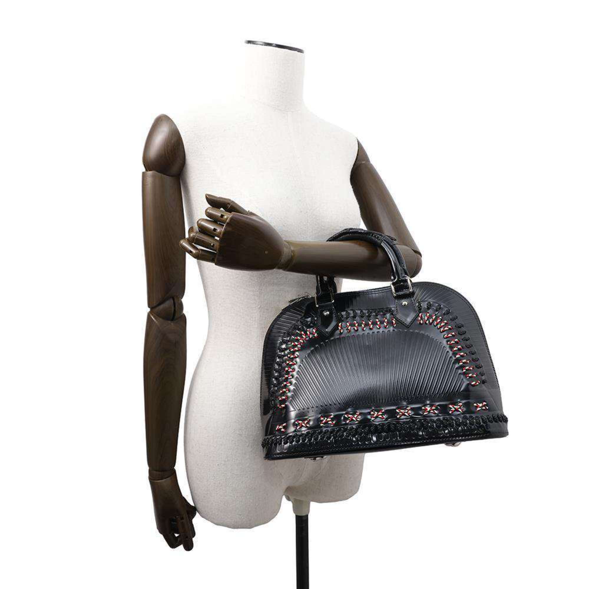 Louis Vuitton Black Noir Patent Leather Handbag (Pre-Owned)