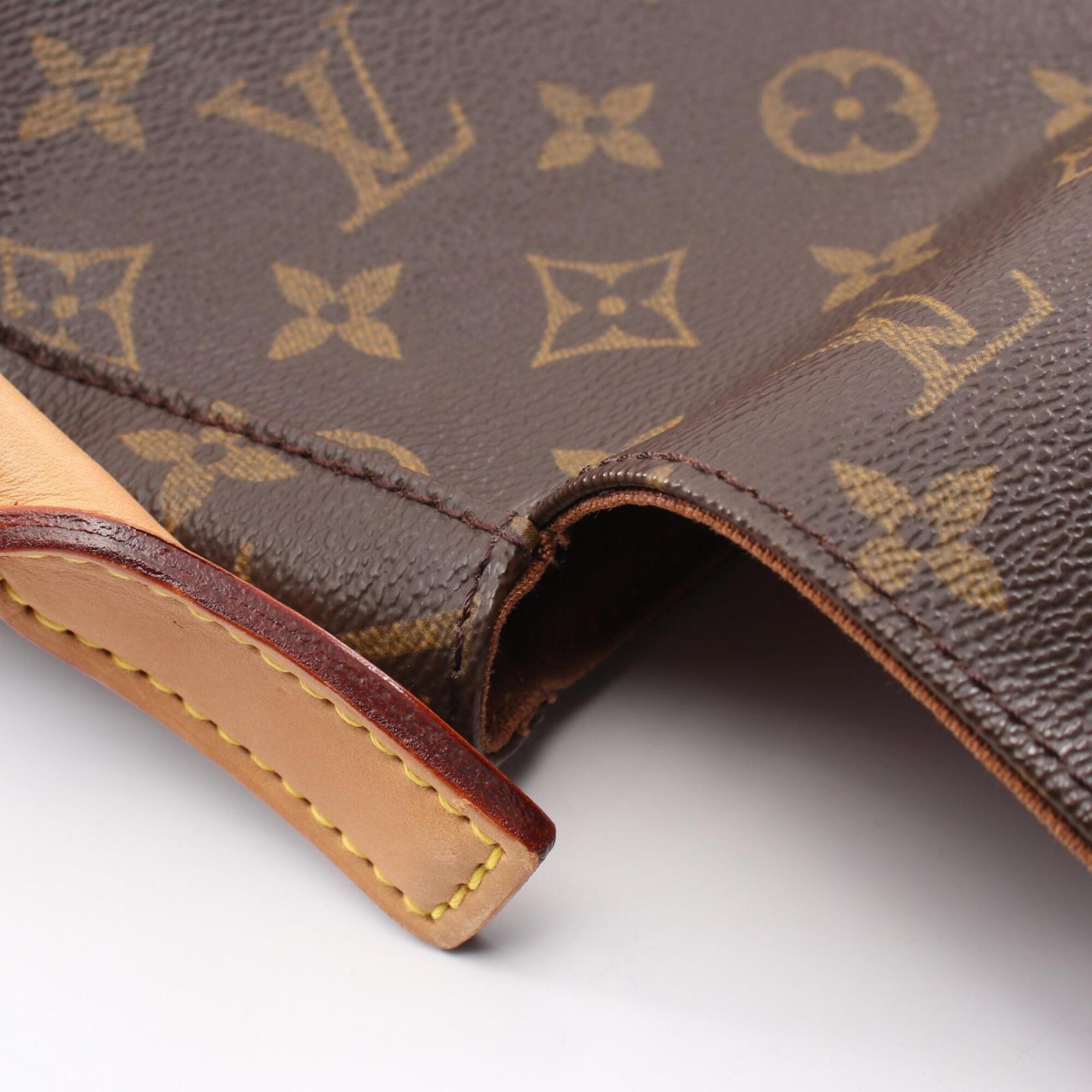 Louis Vuitton Brown Coated Canvas Leather Handbag (Pre-Owned)