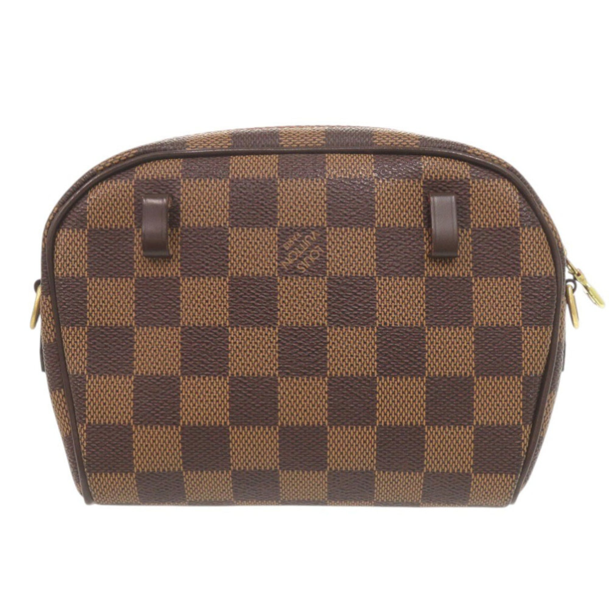 Louis Vuitton Damier Brown Damier Canvas Pochette Shoulder Bag (Pre-Owned)