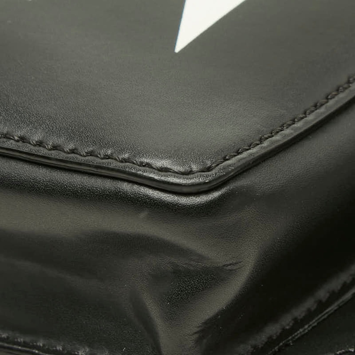 Valentino Black Leather Shoulder Bag Sling Bag (Pre-Owned)