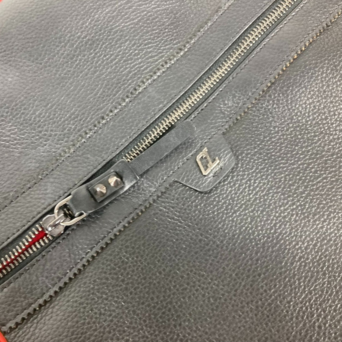 Christian Louboutin Black Leather Backpack (Pre-Owned)