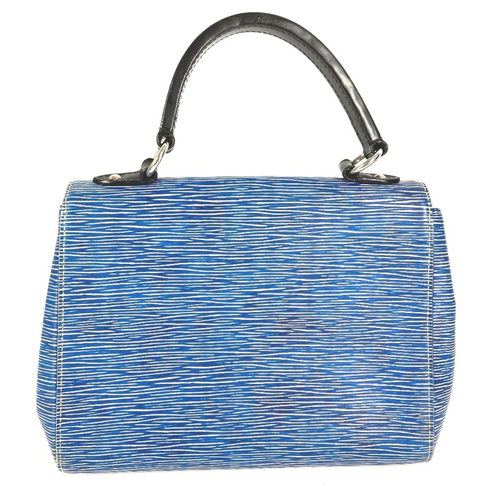 Louis Vuitton Blue Epi Leather Handbag Shoulder Bag (Pre-Owned)