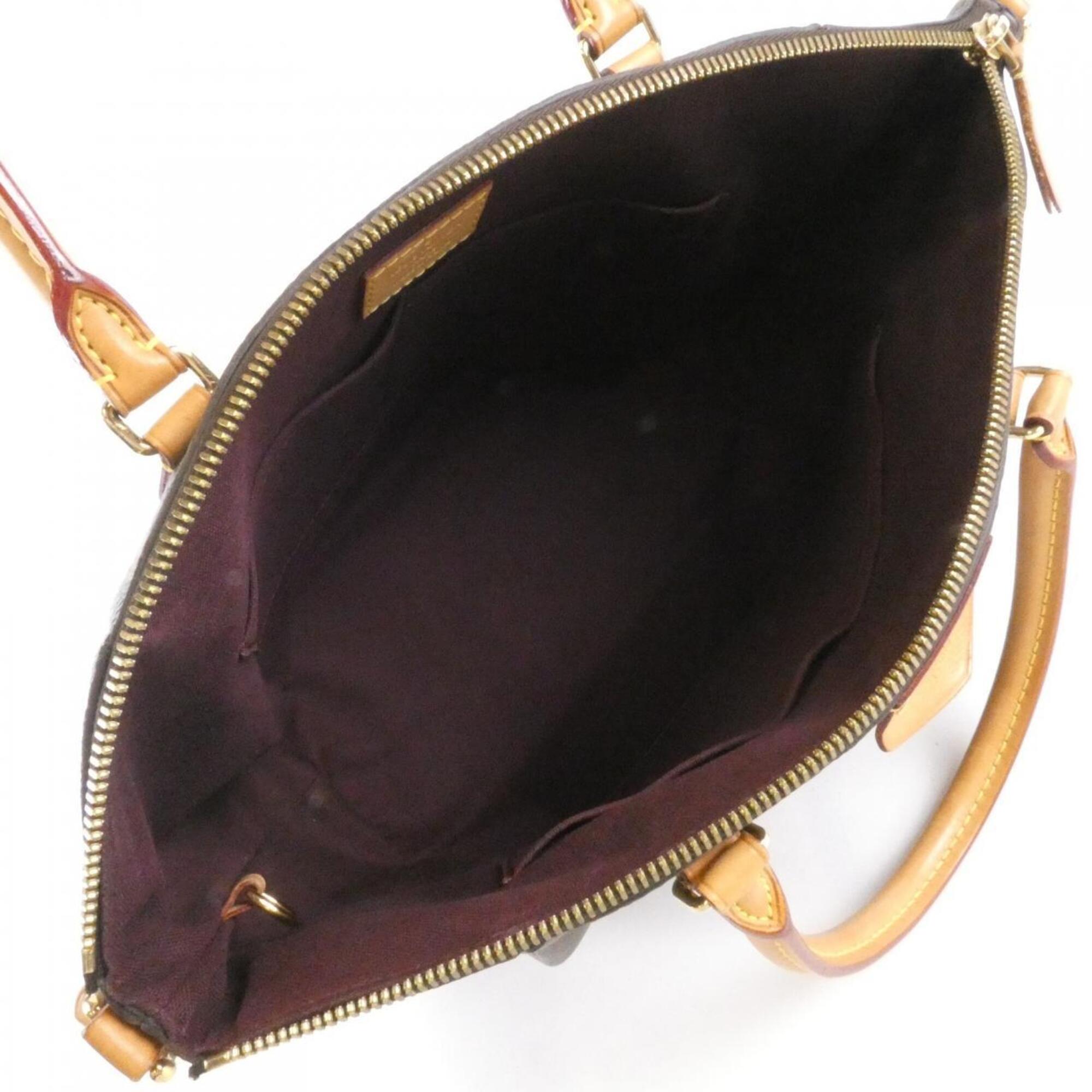 Louis Vuitton Marron Coated Canvas Handbag (Pre-Owned)