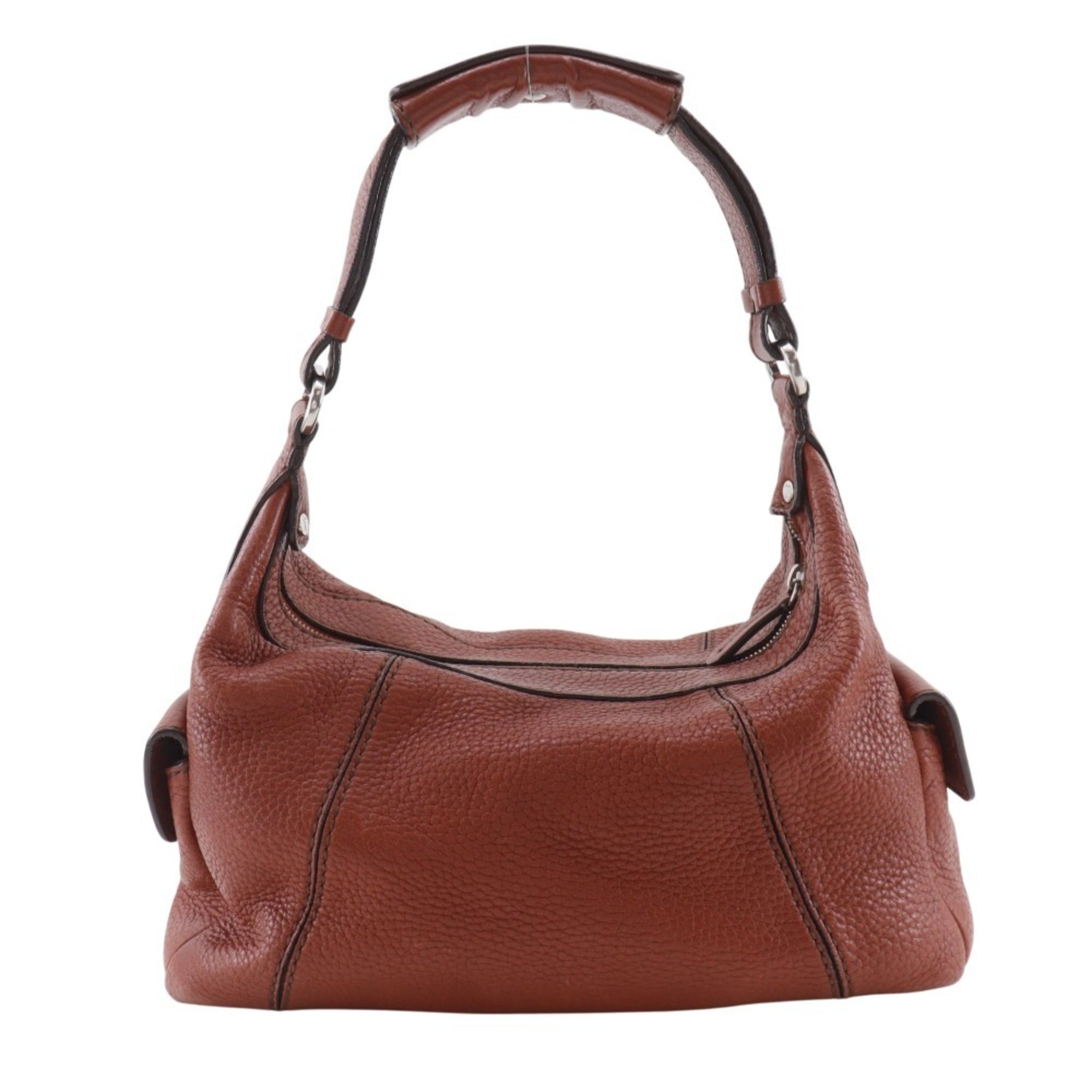 Tod's Brown Leather Shoulder Bag (Pre-Owned)