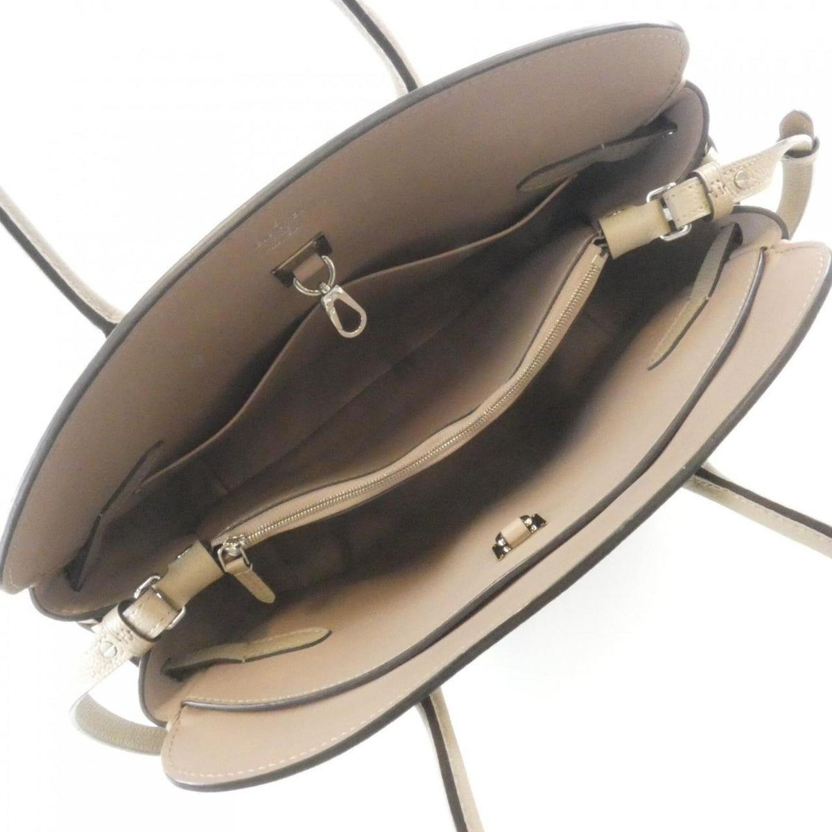 Louis Vuitton Beige Tourterelle Leather Handbag (Pre-Owned)