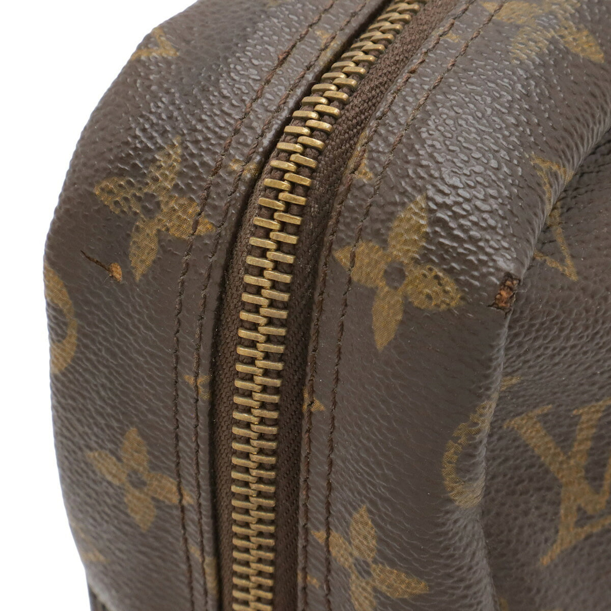 Louis Vuitton Brown Monogram Clutch Bag Pouch (Pre-Owned)