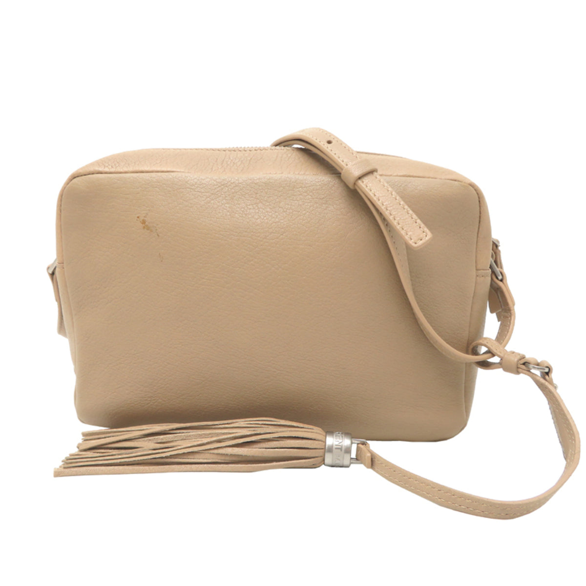 Saint Laurent Beige Leather Shoulder Bag (Pre-Owned)