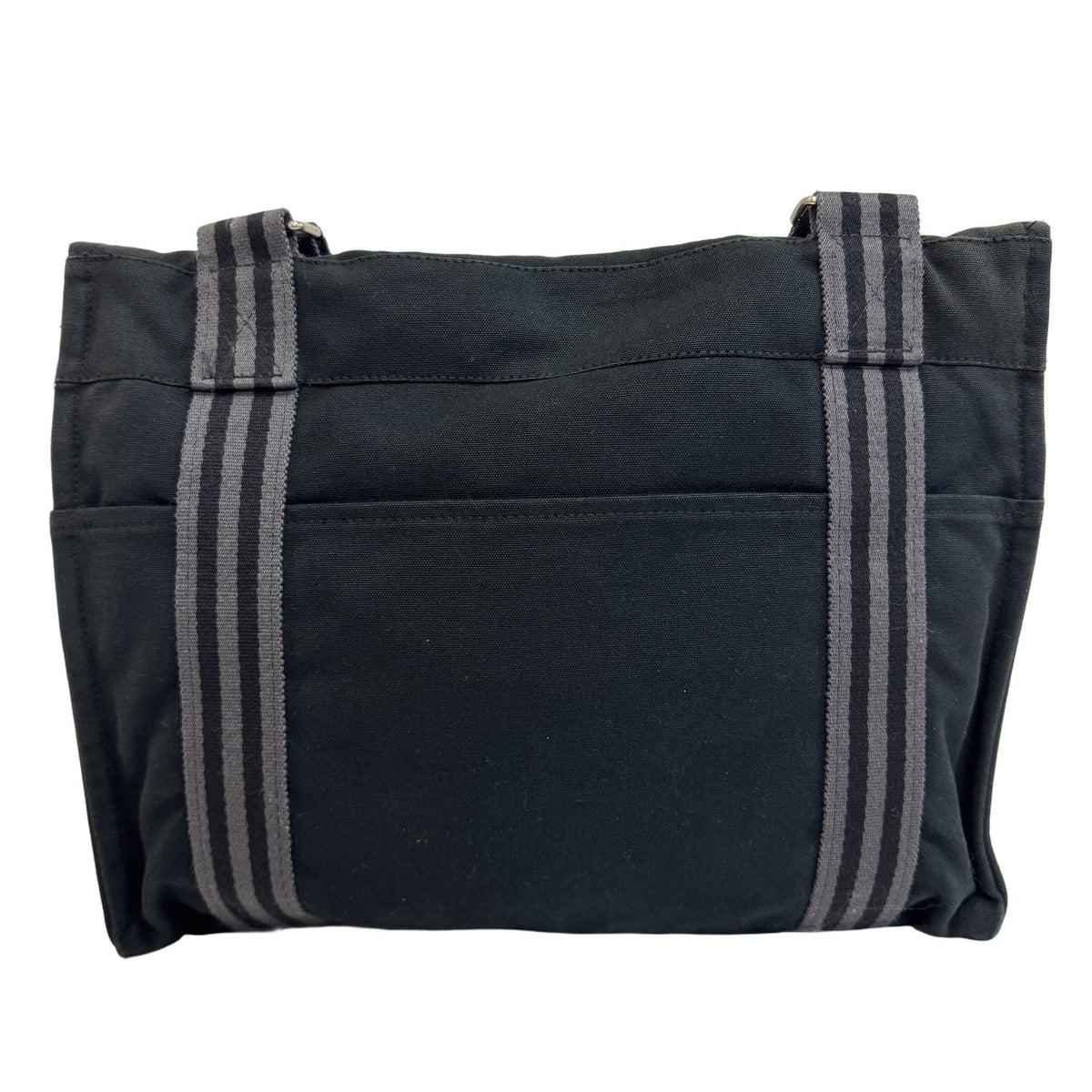 Hermes Black Canvas Shoulder Bag (Pre-Owned)