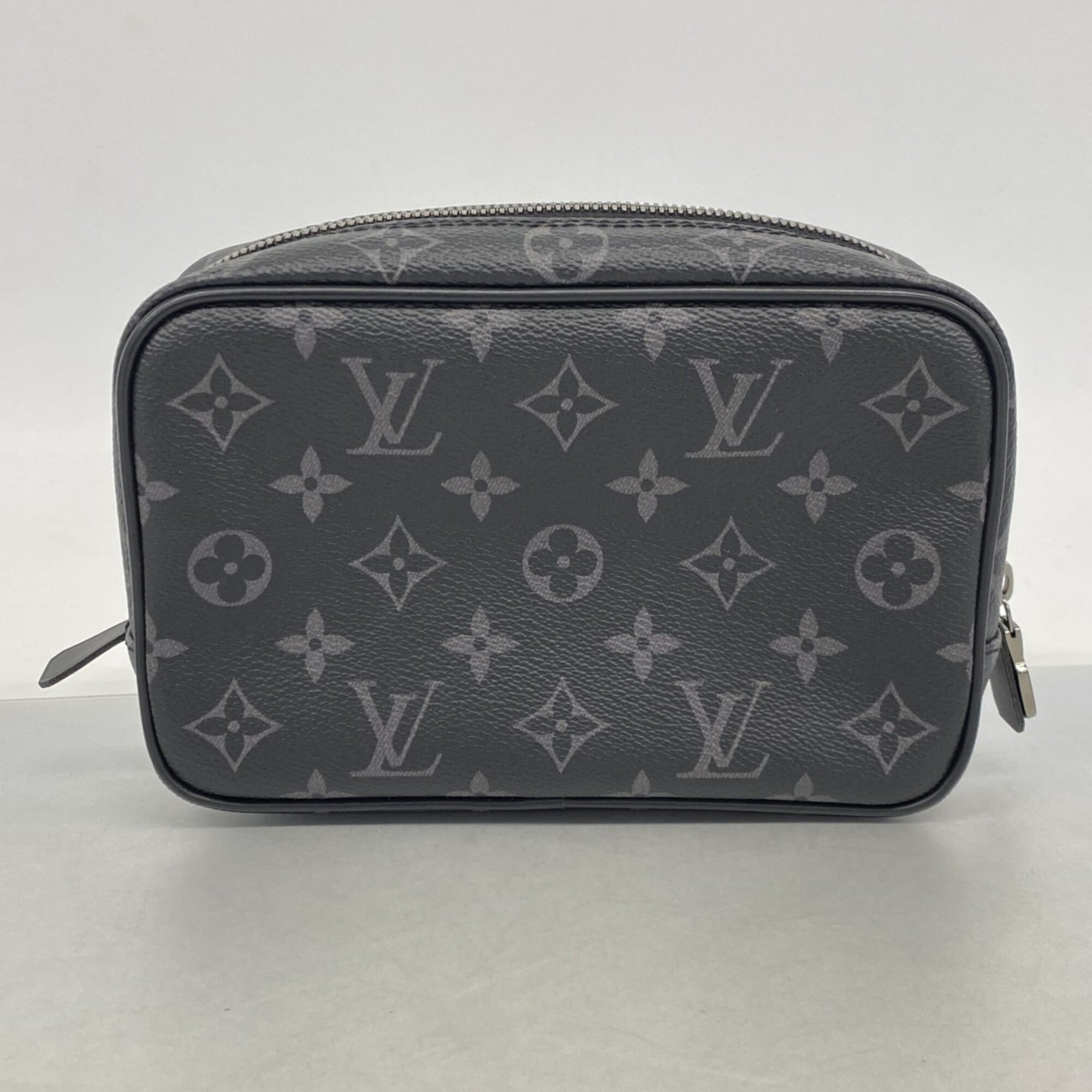 Louis Vuitton Black Gray Pouch (Pre-Owned)