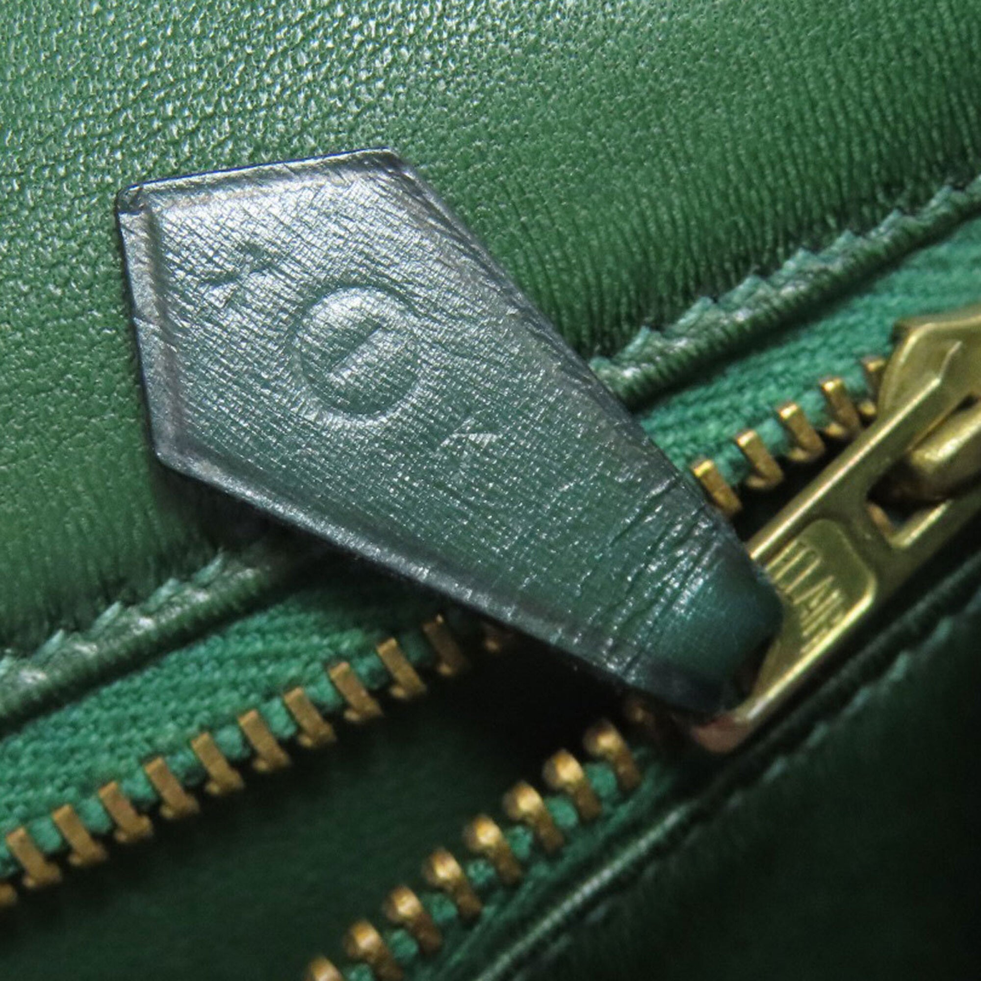 Hermes Green Box Calf Leather Shoulder Bag (Pre-Owned)