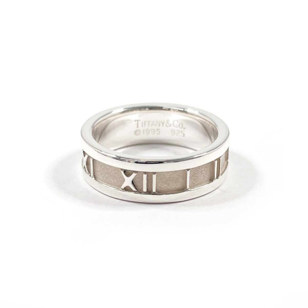 Tiffany Silver Silver 925 Band Ring (Pre-Owned)