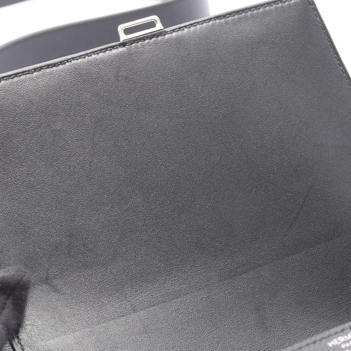 Hermes Black Epsom Leather Handbag Shoulder Bag (Pre-Owned)