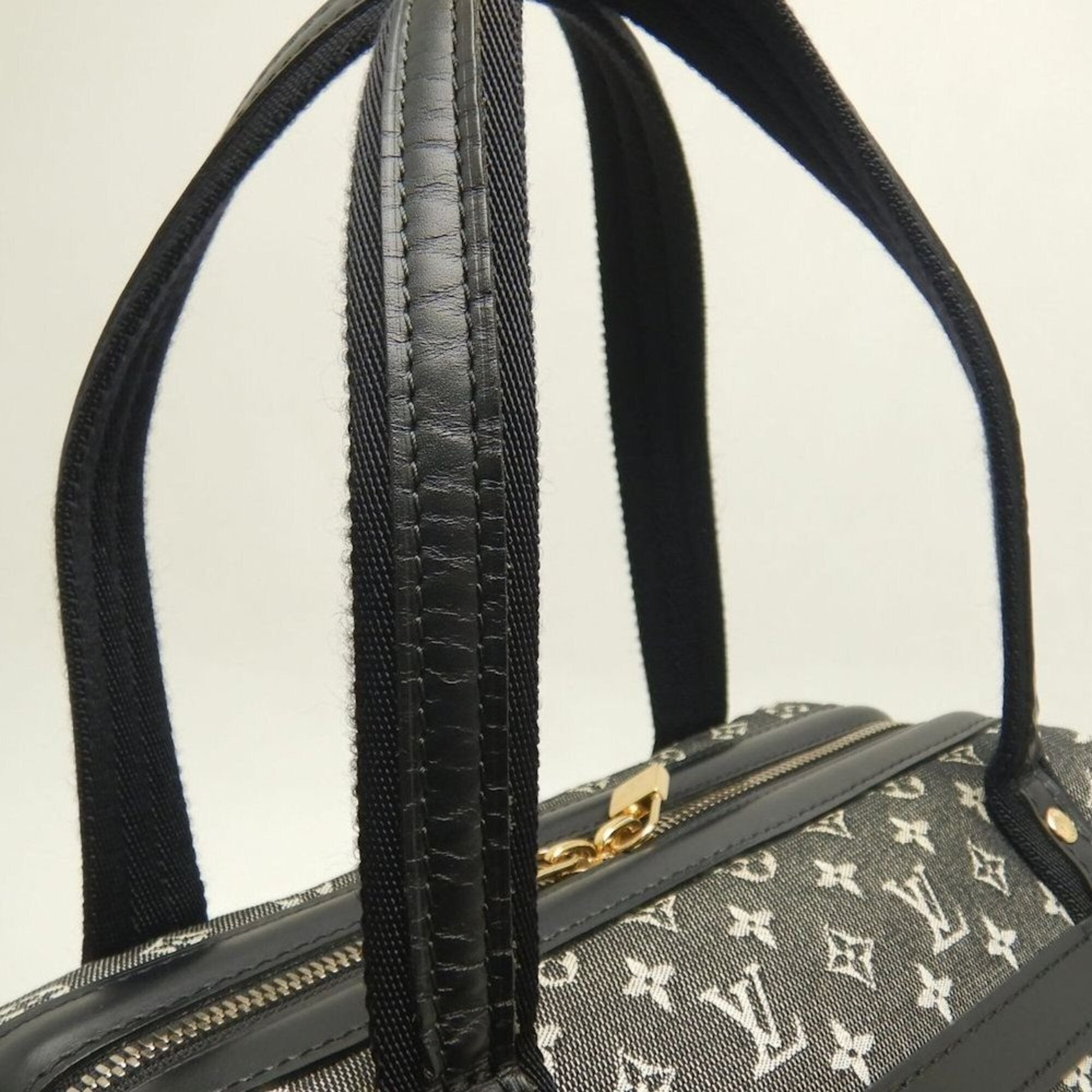 Louis Vuitton Monogram Mini Noir Canvas Handbag (Pre-Owned)