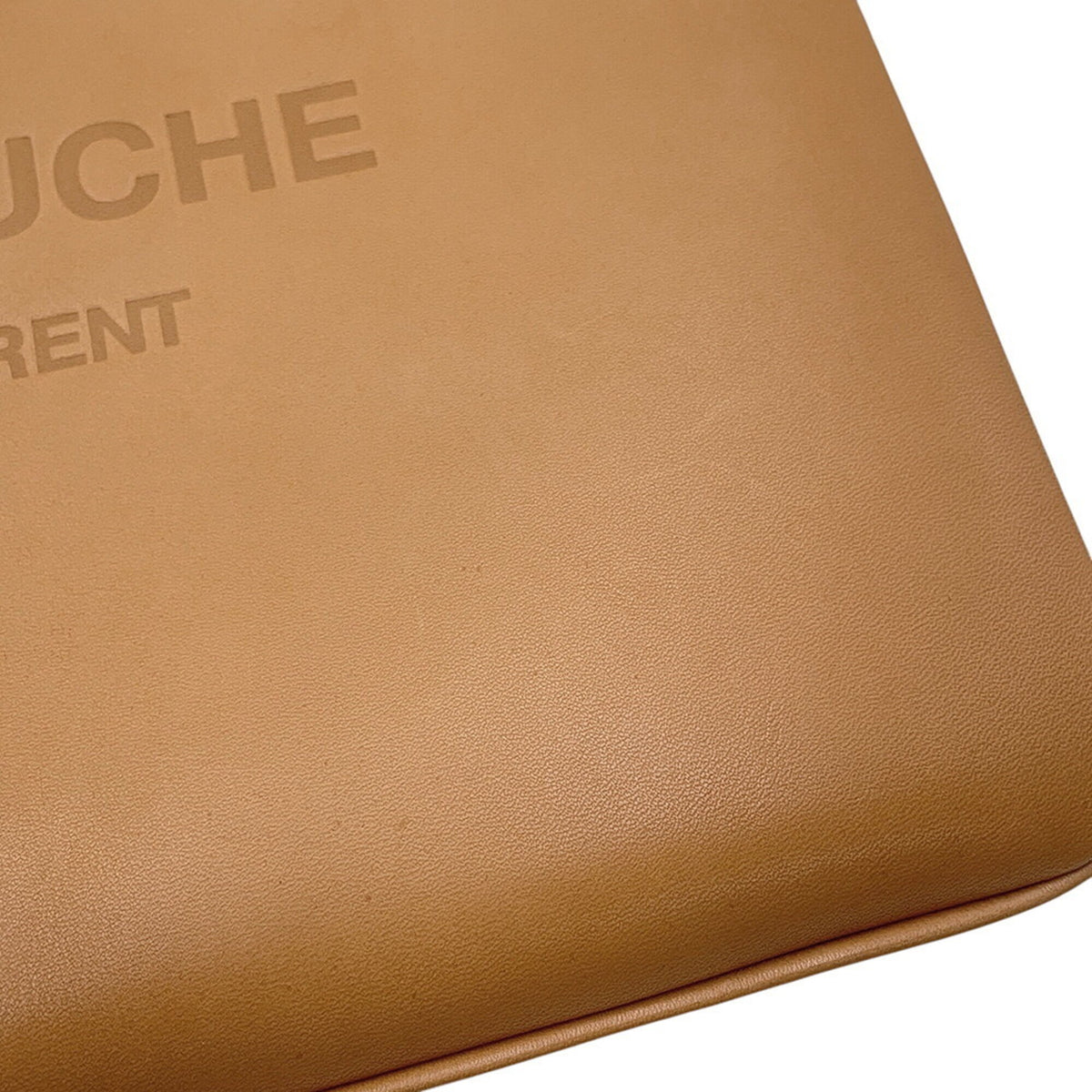 Yves Saint Laurent Beige Leather Clutch Bag (Pre-Owned)