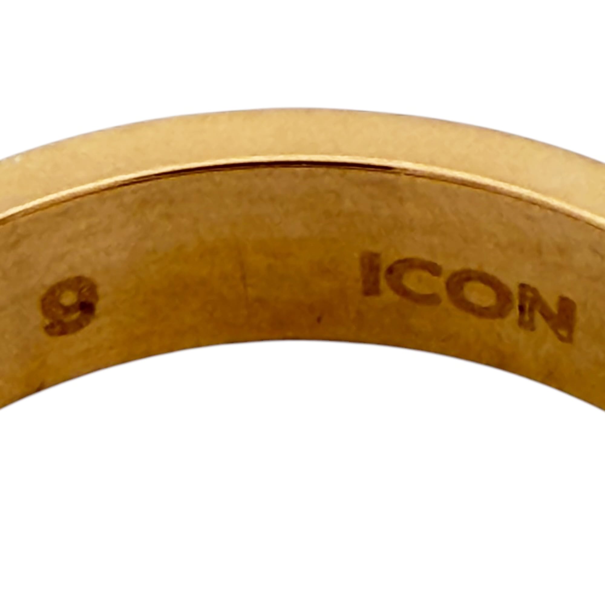 Gucci Icon Pink Gold (18K) Band Ring (Pre-Owned)