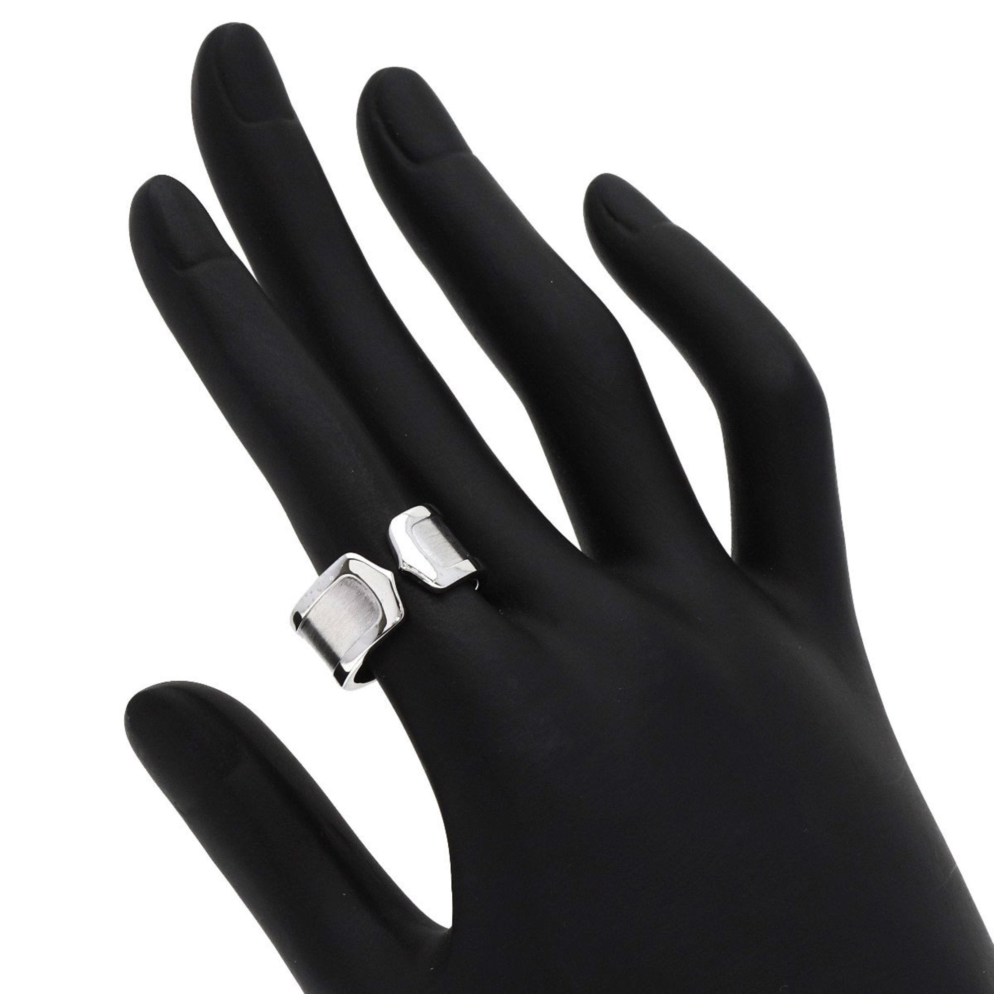 Cartier C2 White Gold (18K) Band Ring (Pre-Owned)