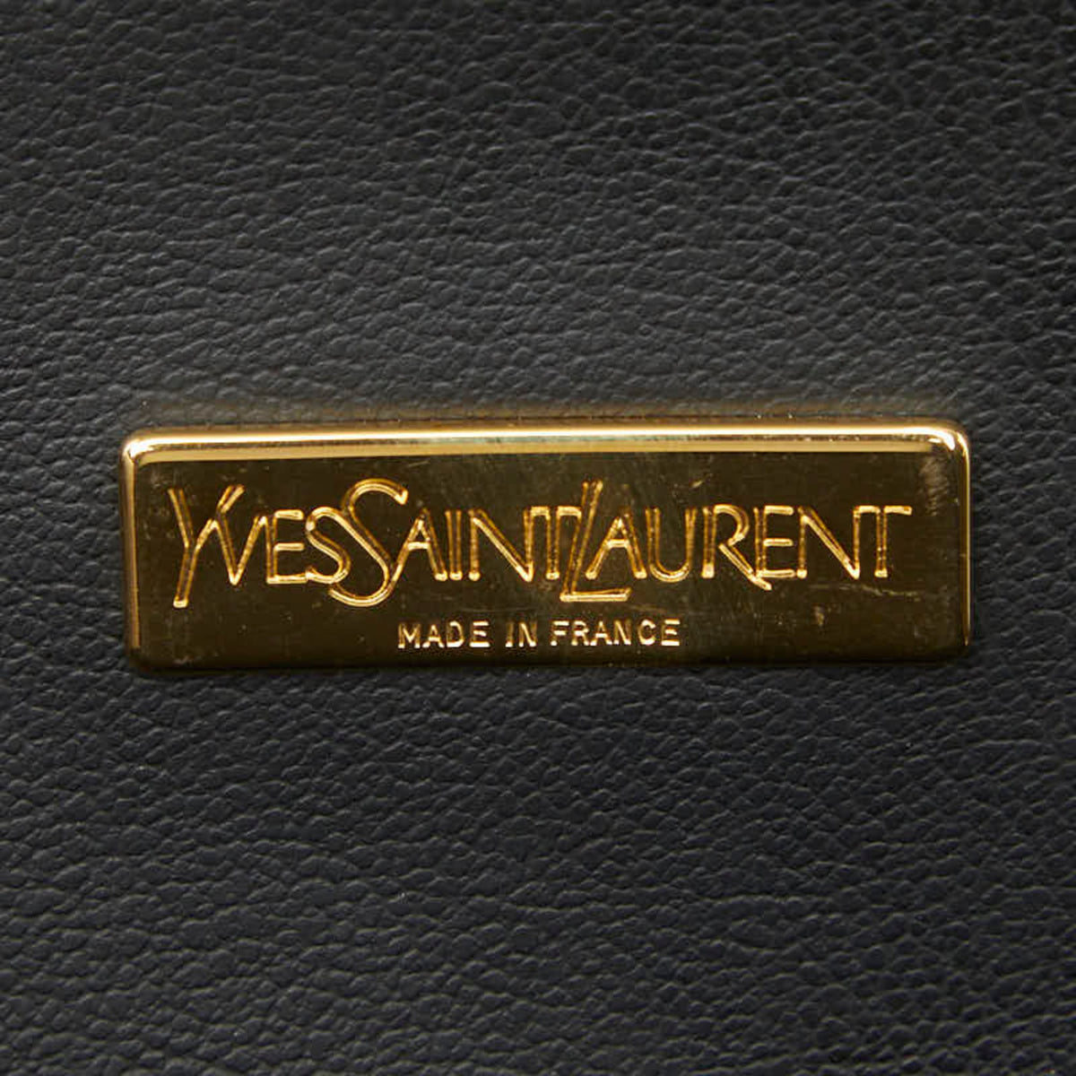 Saint Laurent Navy Leather Handbag Shoulder Bag (Pre-Owned)