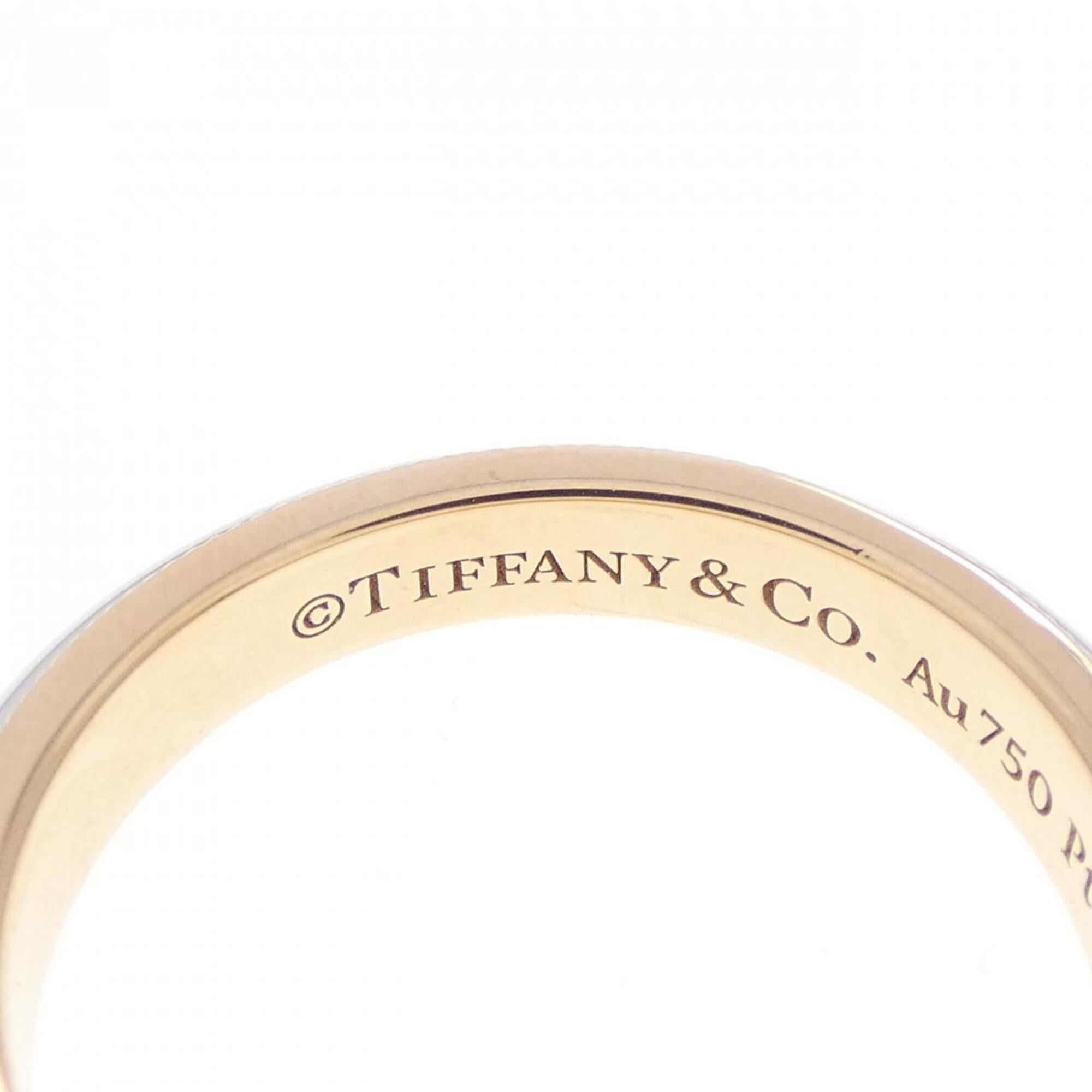 Tiffany Pink Gold Platinum Pink Gold (18K) Platinum 950 Band Ring (Pre-Owned)