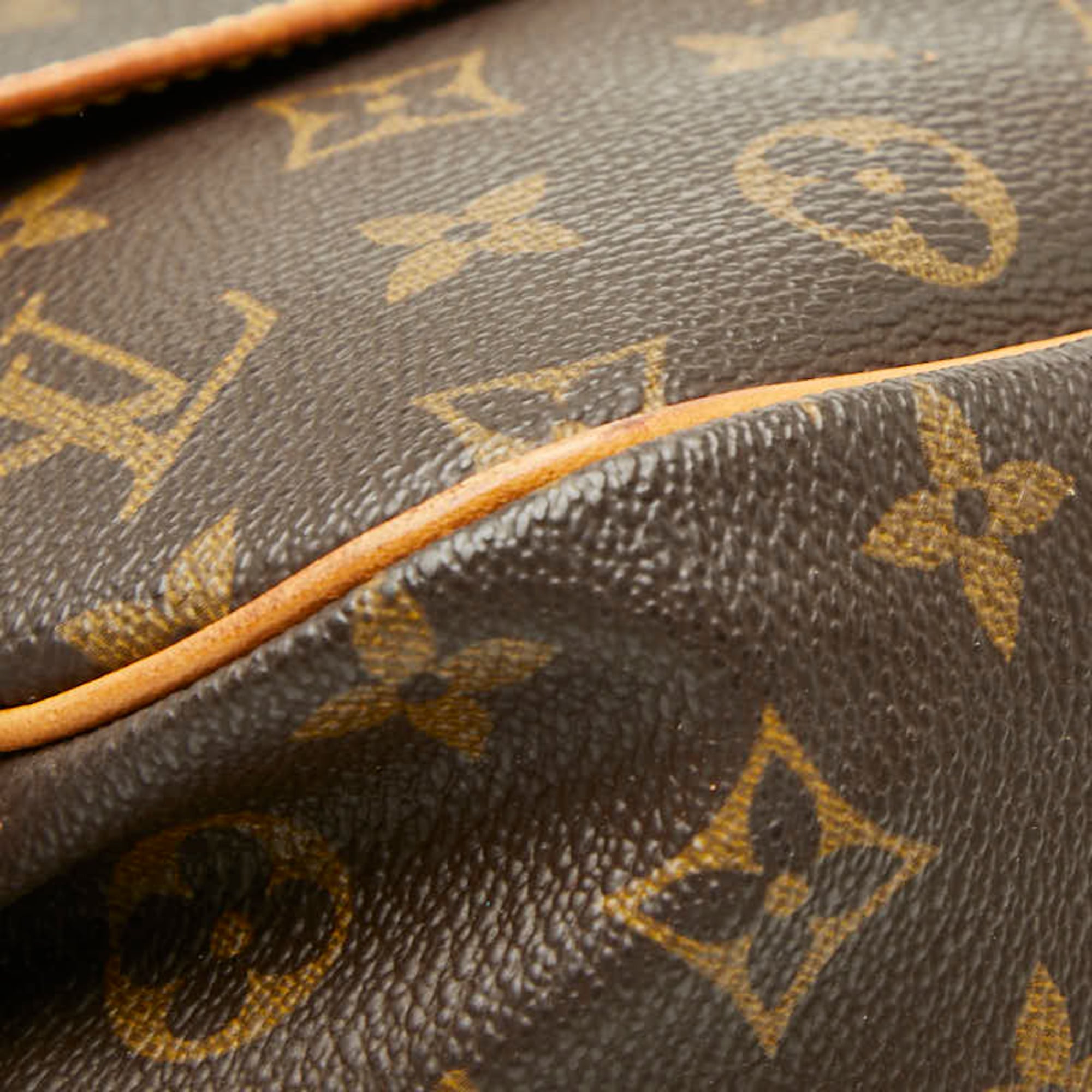 Louis Vuitton Brown Pvc Leather Shoulder Bag (Pre-Owned)