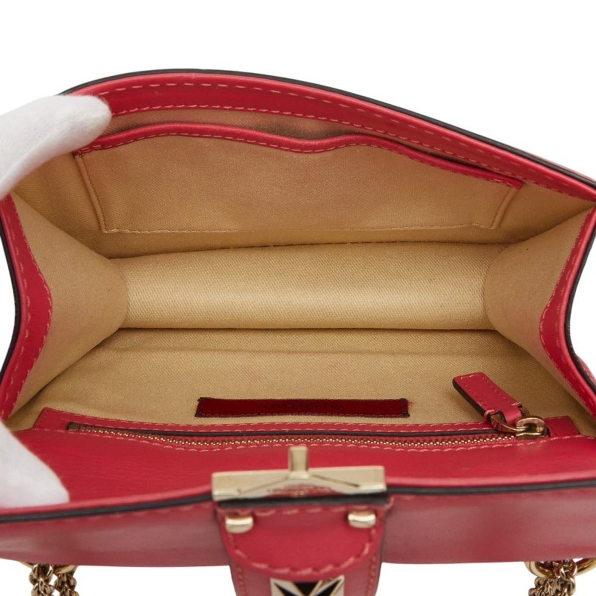 Valentino Pink Leather Shoulder Bag (Pre-Owned)