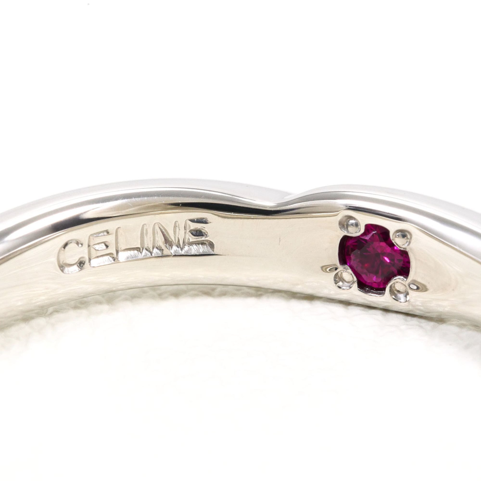 Celine Platinum 1000 Band Ring (Pre-Owned)