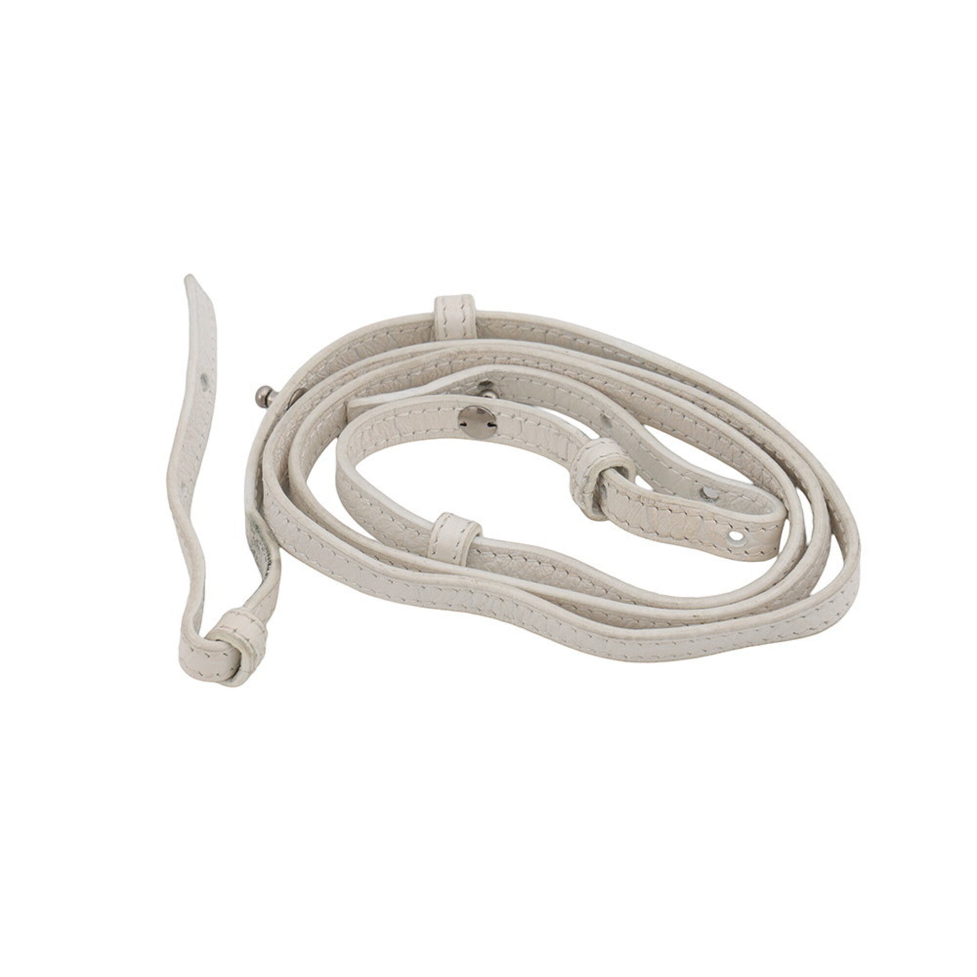 Balenciaga White Leather Shoulder Bag (Pre-Owned)