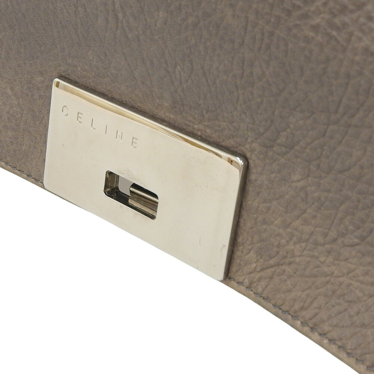Celine Gray Leather Handbag (Pre-Owned)