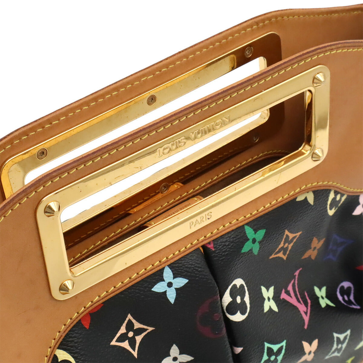 Louis Vuitton Black Monogram Multi-Color Noir Monogram Multicolore Handbag Shoulder Bag (Pre-Owned)