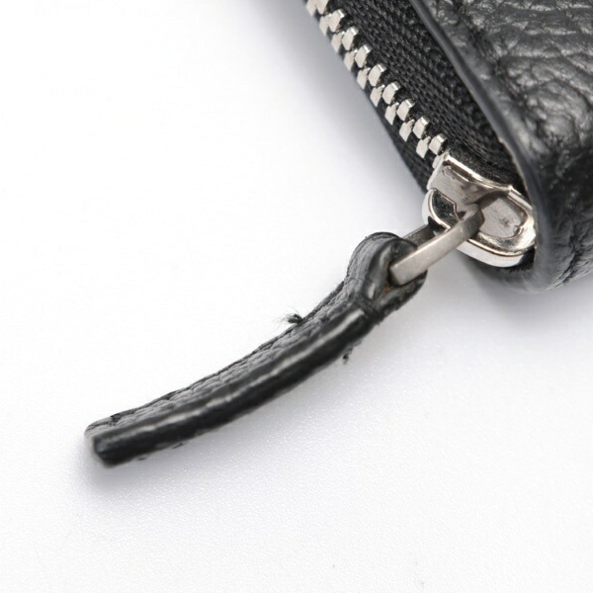 Balenciaga Black Leather Long Wallet (Bi-Fold) (Pre-Owned)