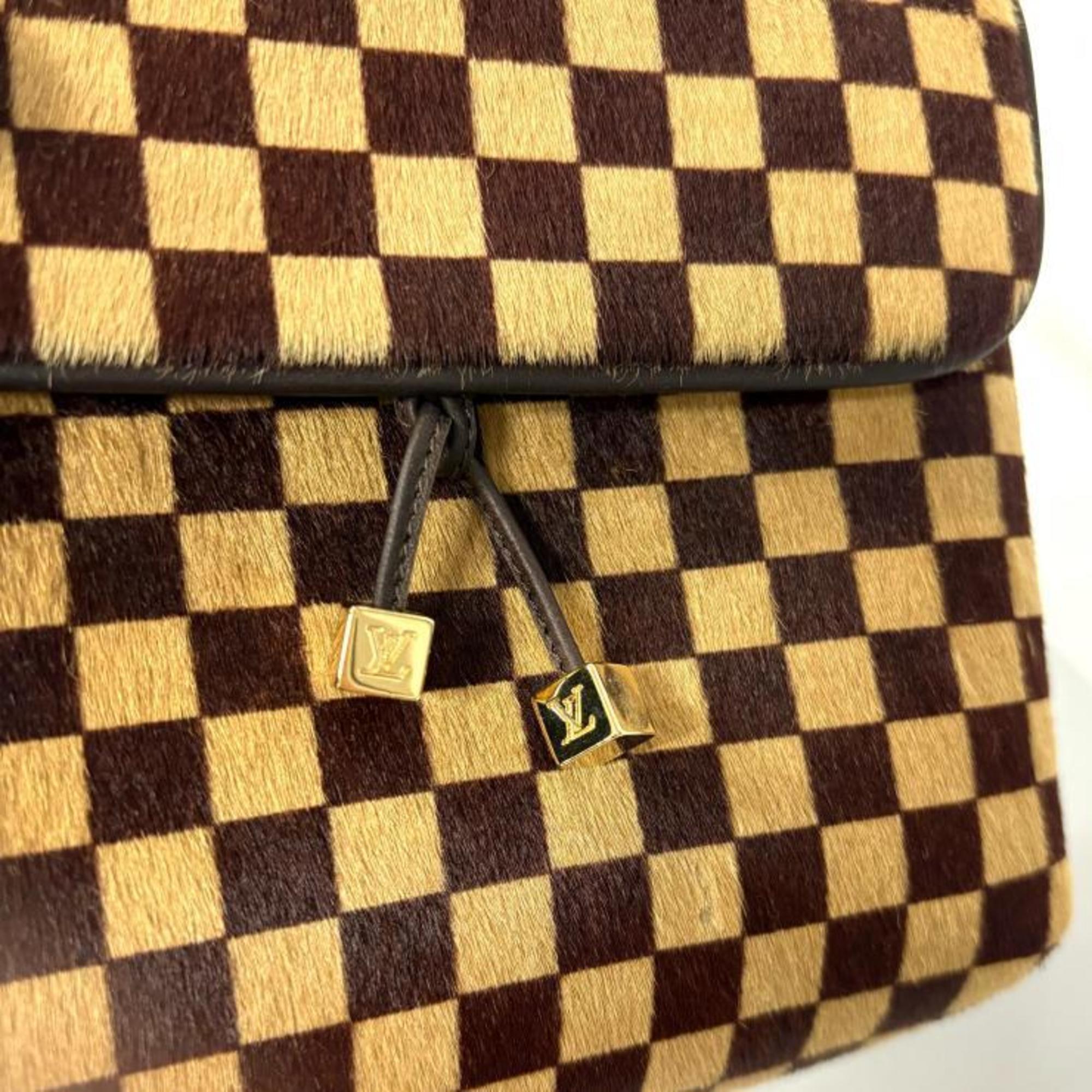 Louis Vuitton Brown Leather Shoulder Bag (Pre-Owned)