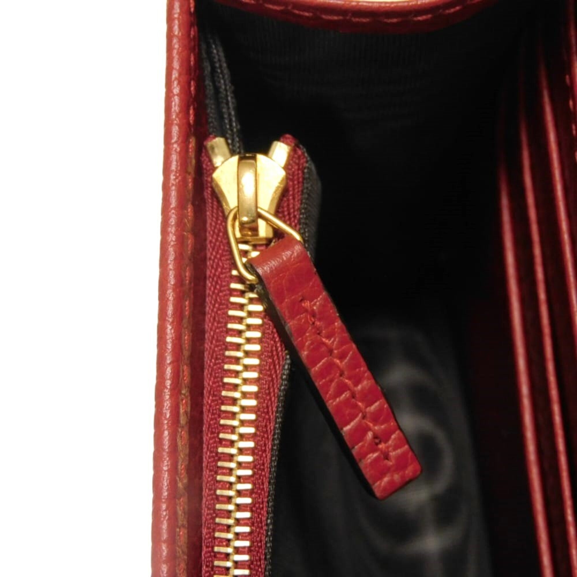 Gucci Red Color Clutch Bag Shoulder Bag (Pre-Owned)