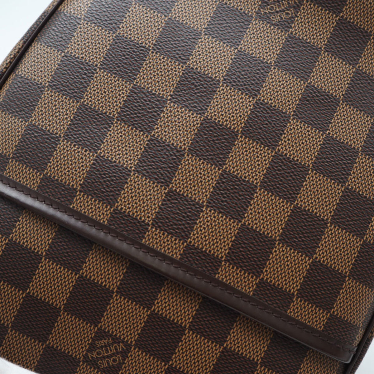 Louis Vuitton Beige Brown Damier Canvas Damier Canvas Shoulder Bag (Pre-Owned)