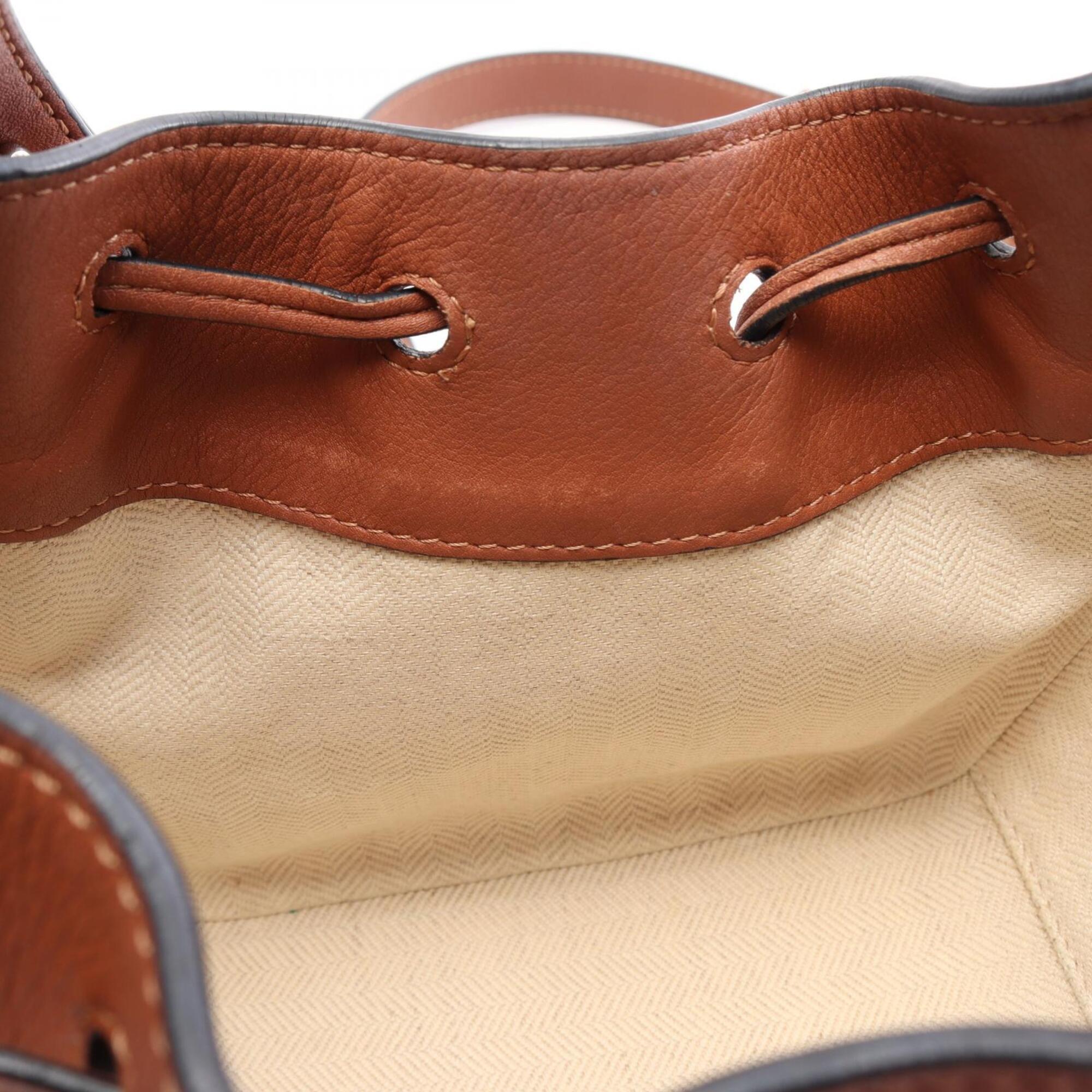 Loewe Brown Leather Handbag (Pre-Owned)
