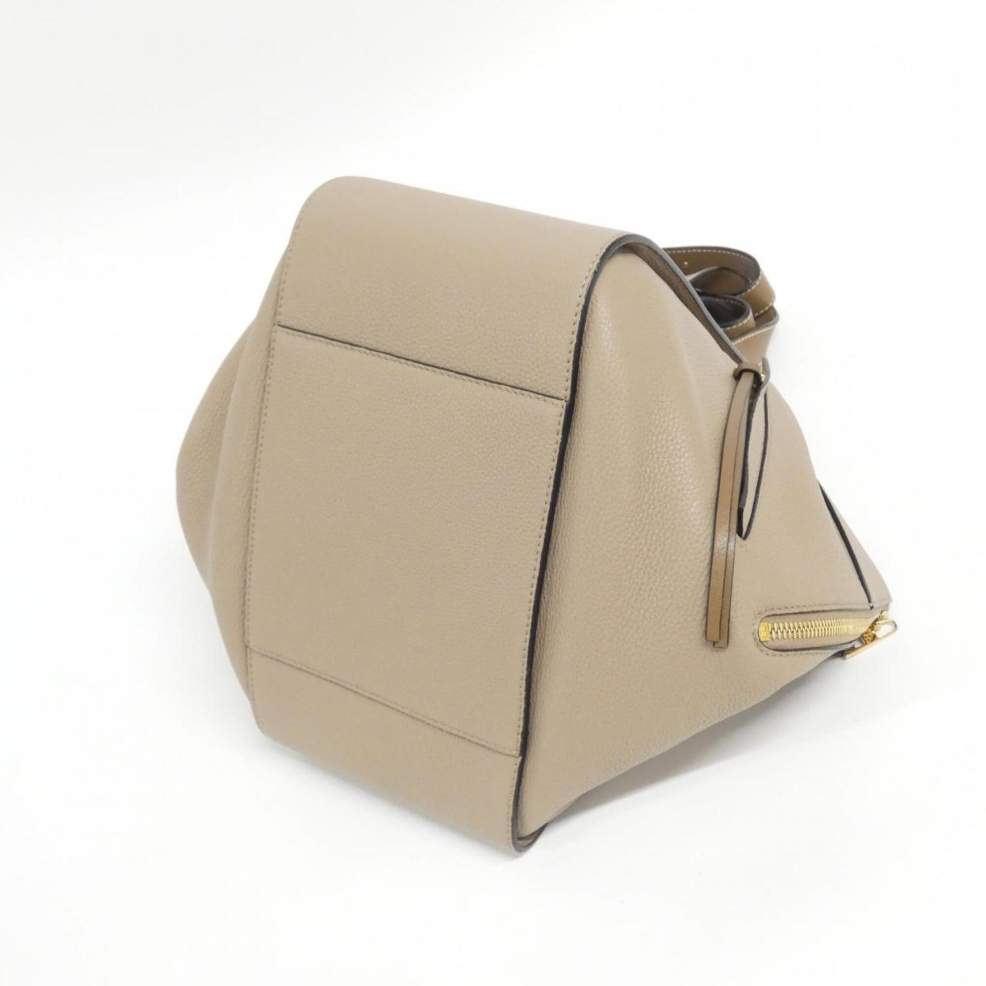 Loewe Beige Sand Leather Shoulder Bag (Pre-Owned)