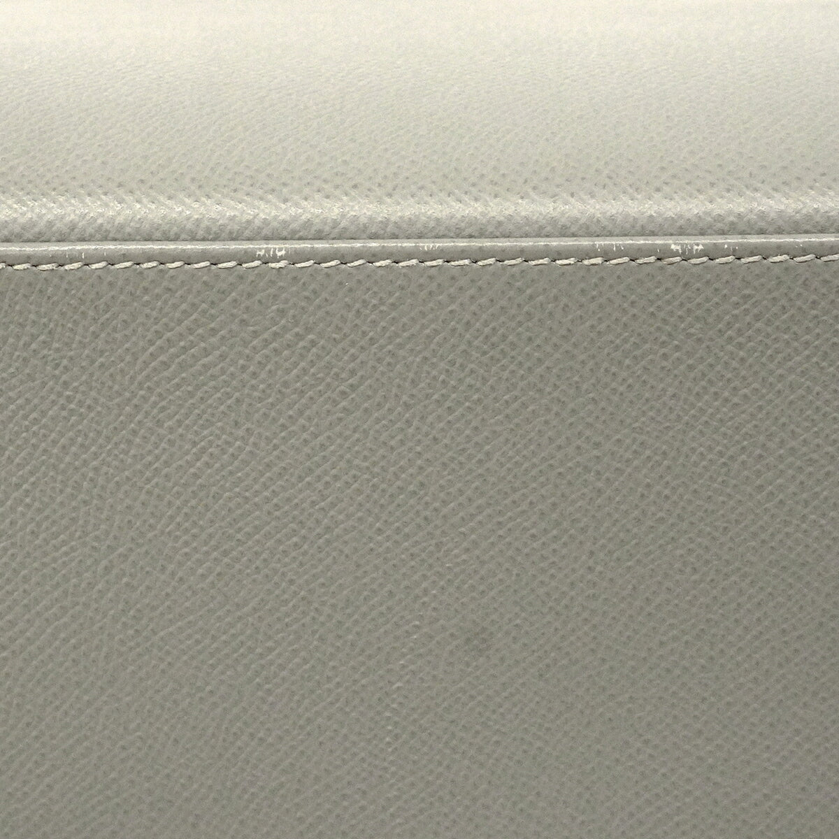 Hermes Gray Leather Handbag (Pre-Owned)