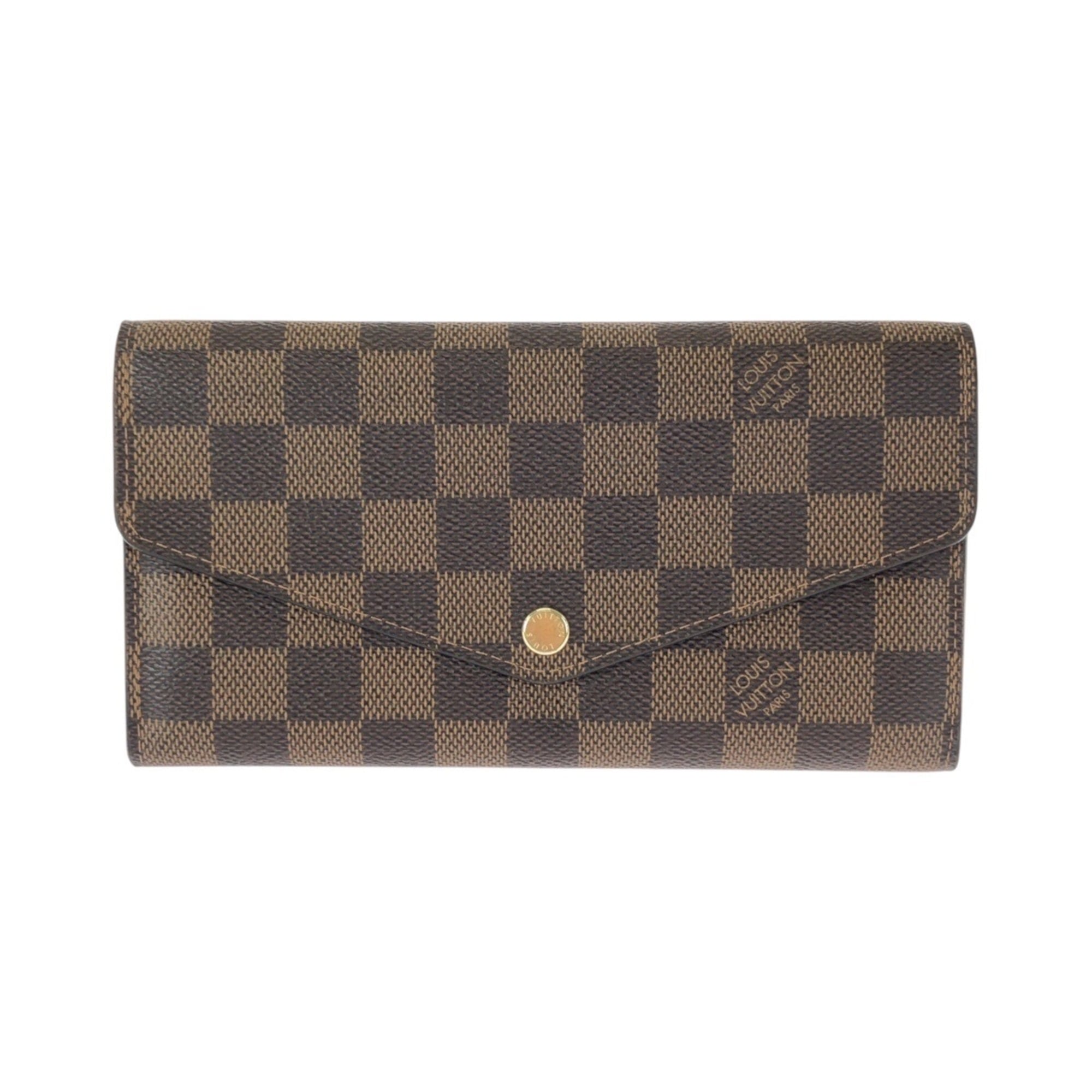Louis Vuitton Brown Pvc Long Wallet (Bi-Fold) (Pre-Owned)
