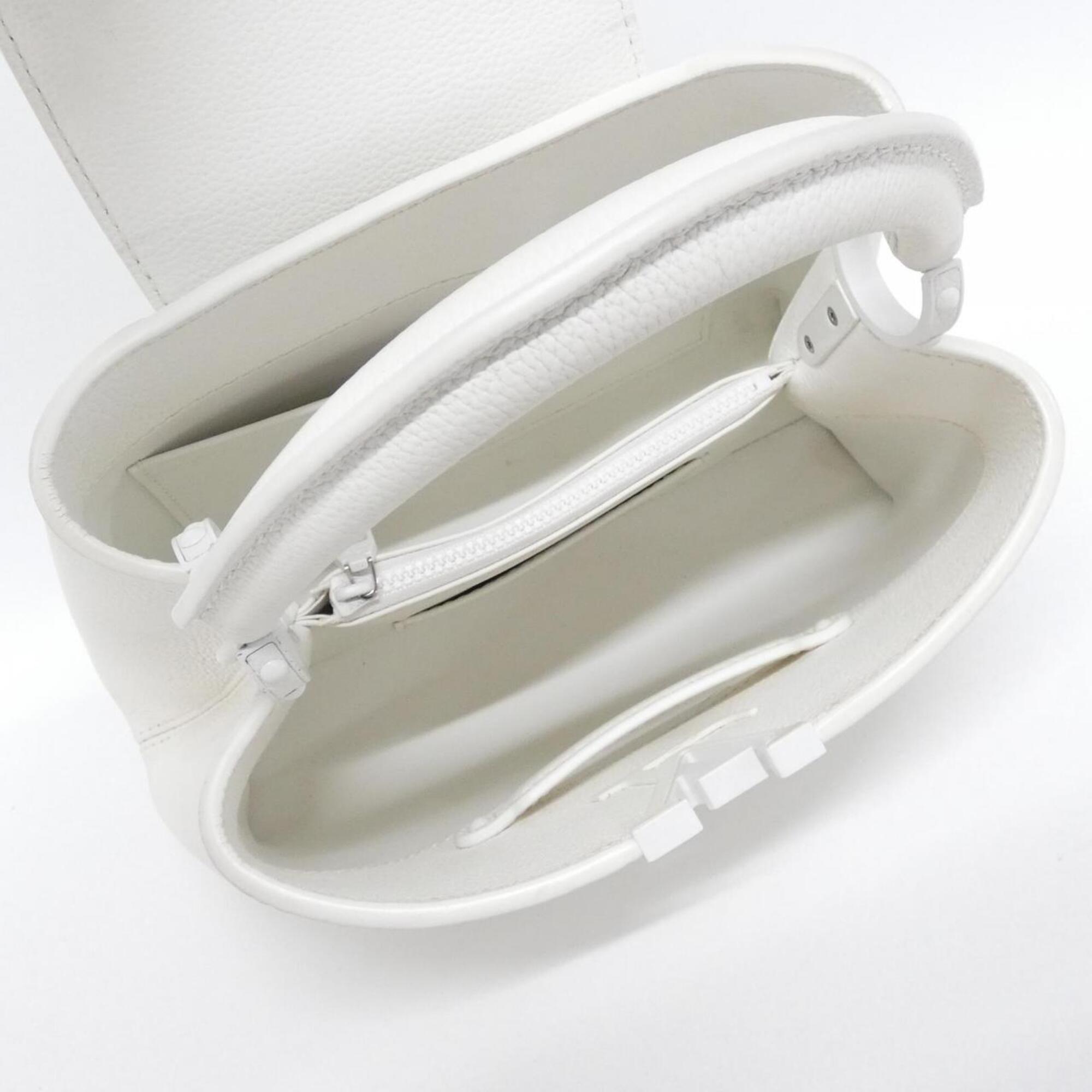 Louis Vuitton White Leather Handbag (Pre-Owned)