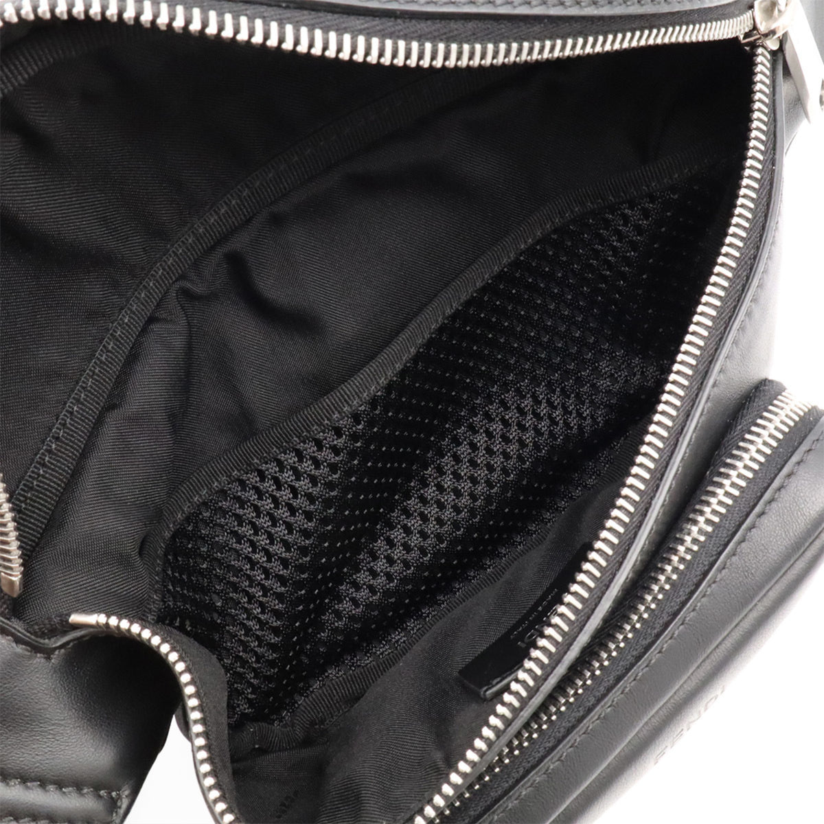 Fendi Black Yellow Leather Sling Bag (Pre-Owned)
