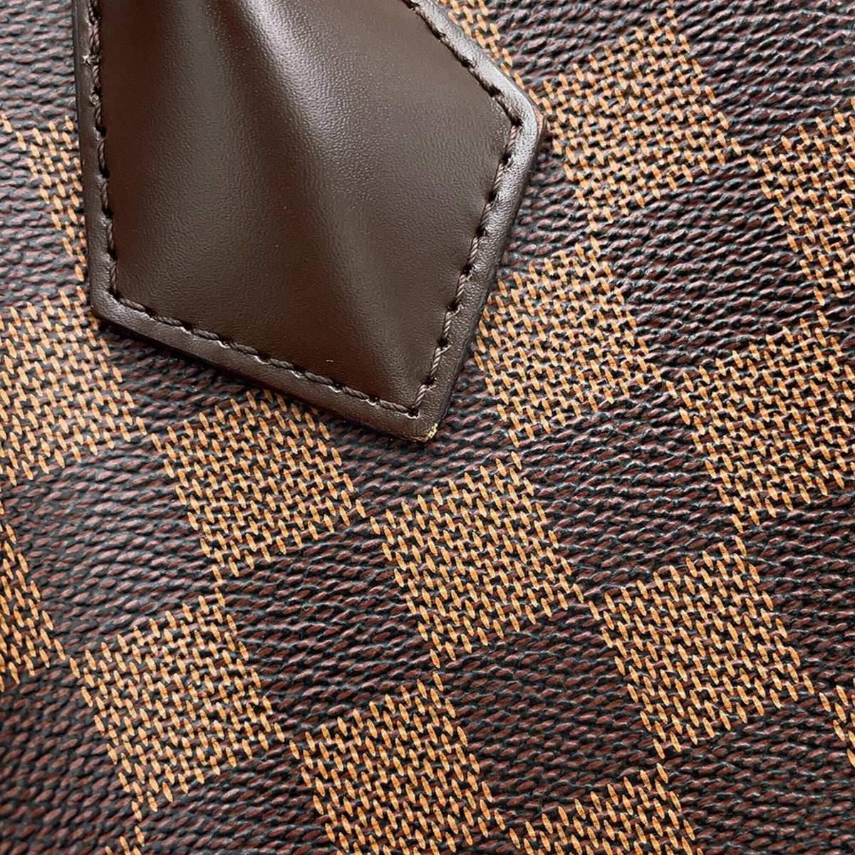 Louis Vuitton Damier Brown Damier Canvas Ebene Handbag Shoulder Bag Tote Bag (Pre-Owned)