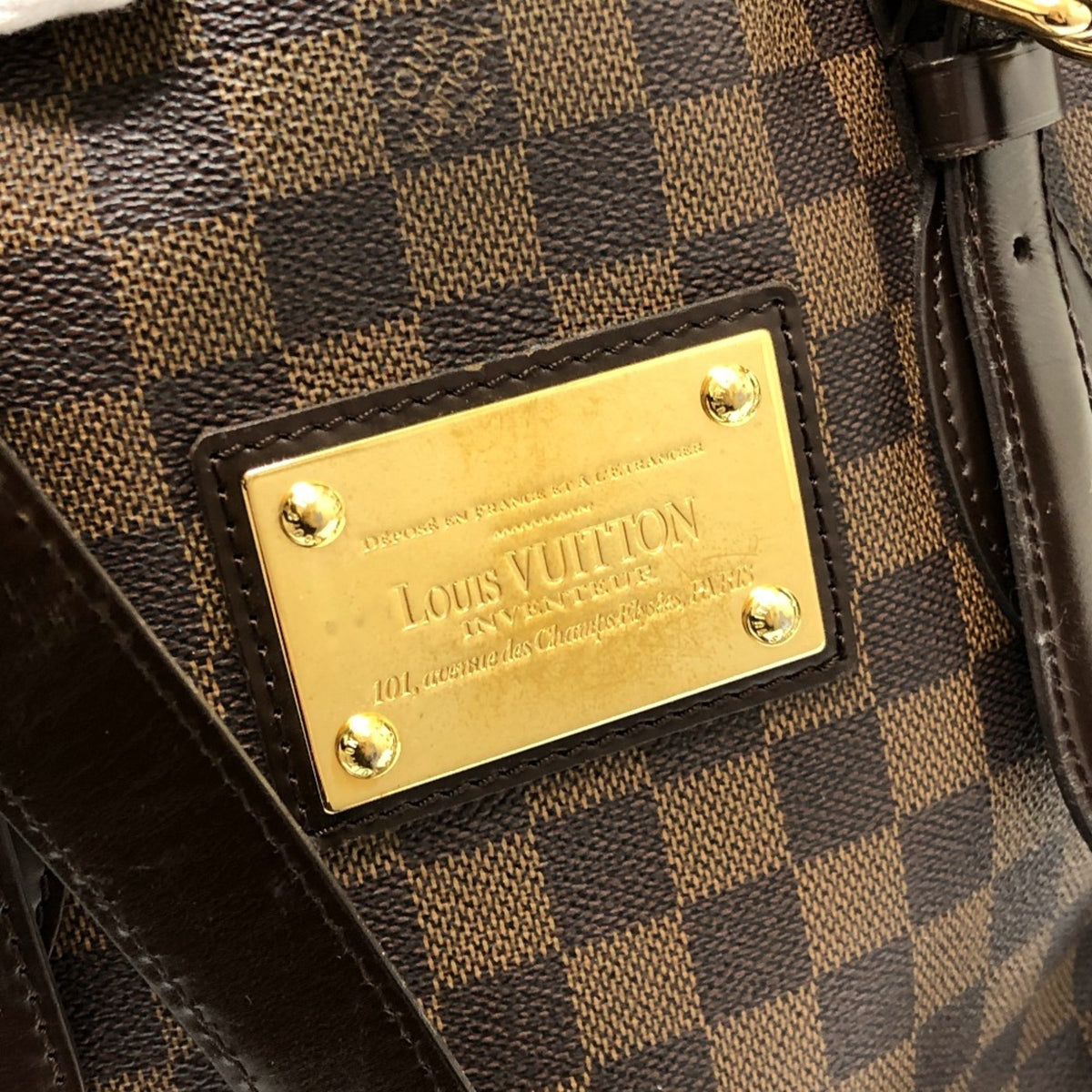 Louis Vuitton Brown Damier Canvas Shoulder Bag Tote Bag (Pre-Owned)