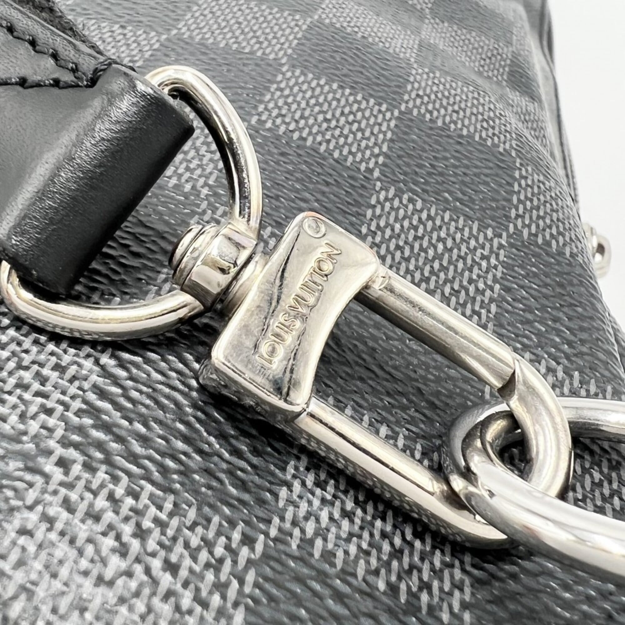 Louis Vuitton Black Damier Graphite Sling Bag (Pre-Owned)