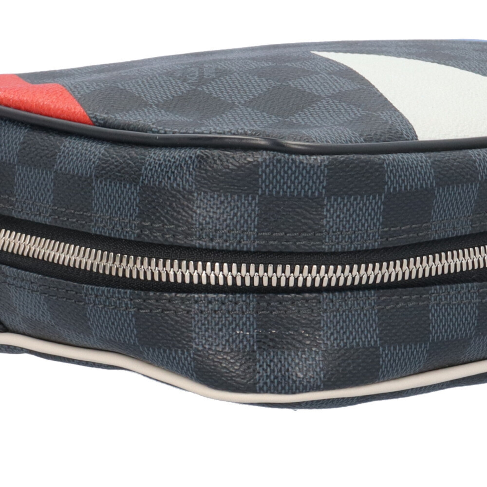 Louis Vuitton Black Gray Damier Graphite Handbag Pouch (Pre-Owned)