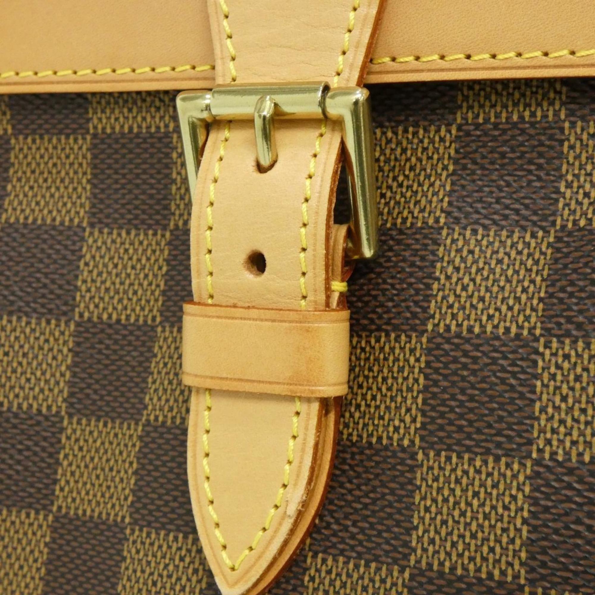 Louis Vuitton Damier Damier Canvas Ebene Damier Canvas Backpack (Pre-Owned)