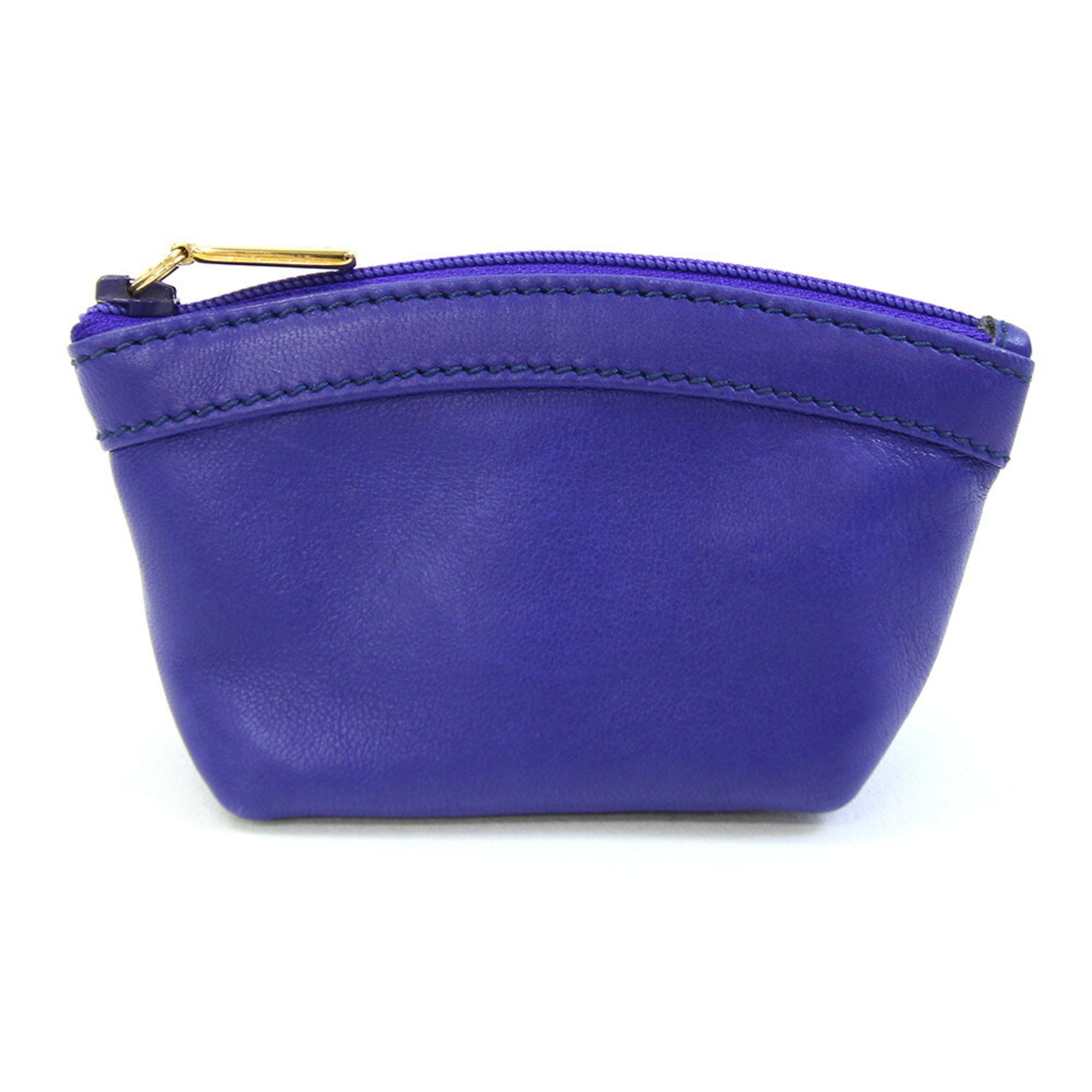 Gucci Blue Leather Coin Purse/Coin Case (Pre-Owned)