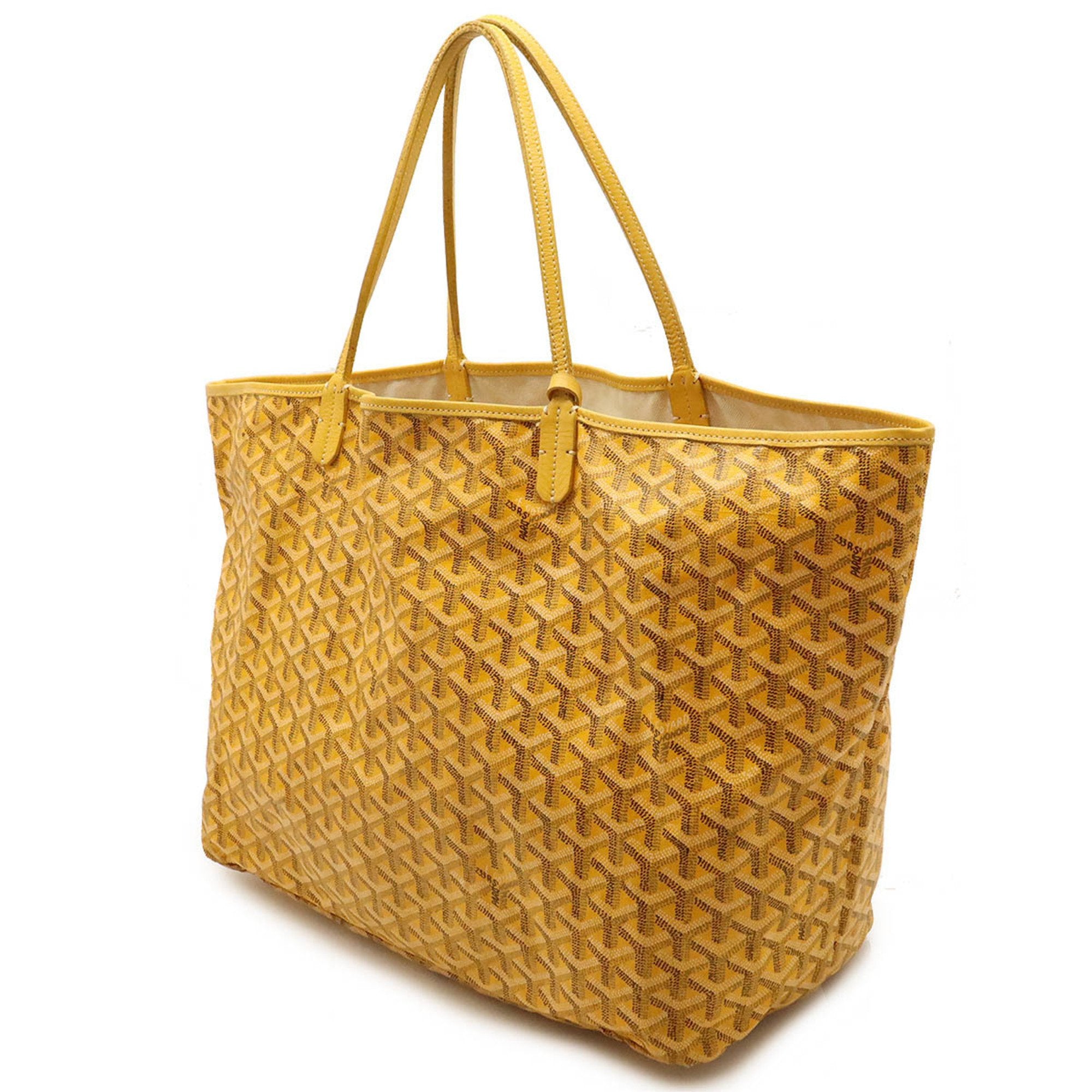 Goyard Yellow Pvc Leather Pouch Shoulder Bag Tote Bag (Pre-Owned)