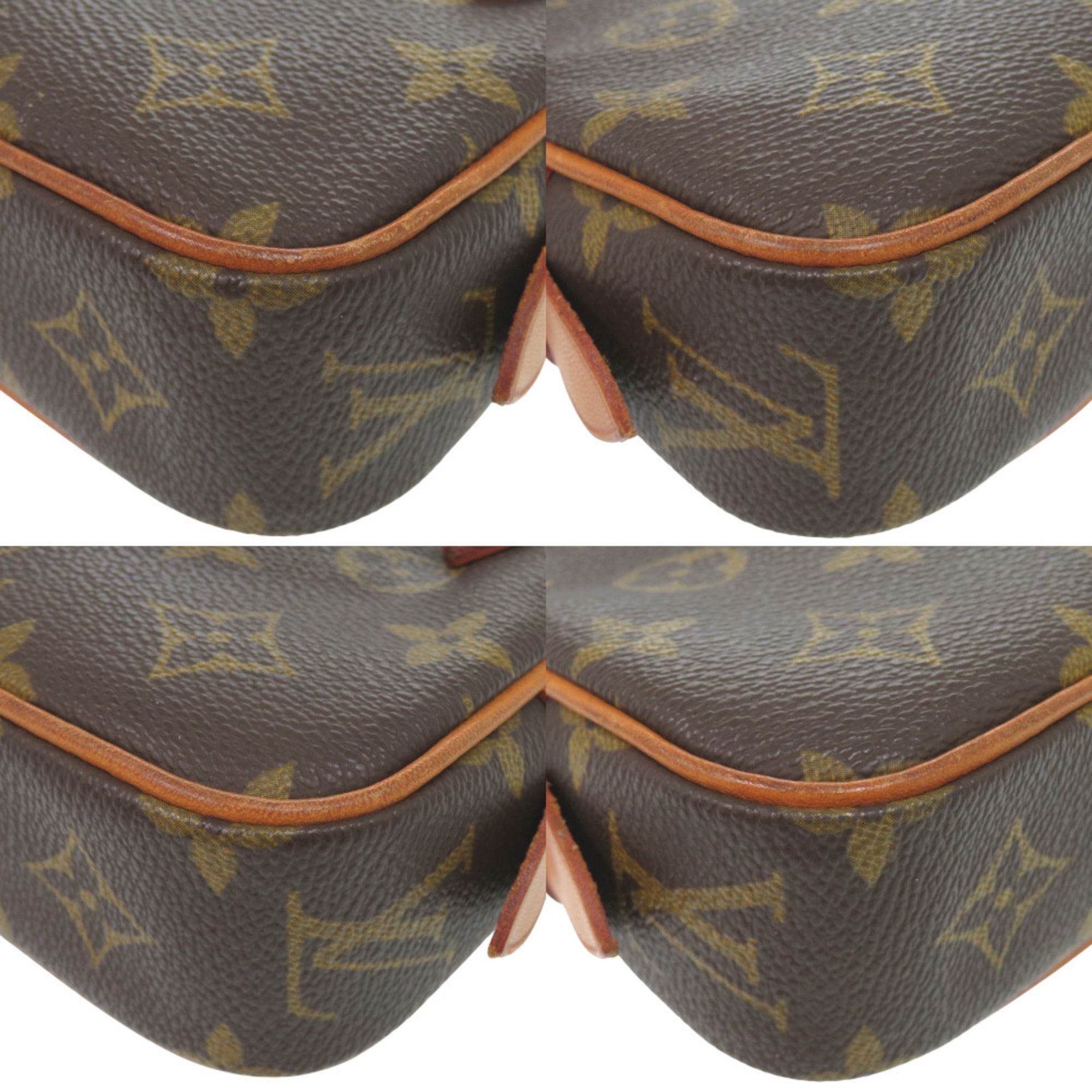 Louis Vuitton Brown Monogram Canvas Shoulder Bag (Pre-Owned)