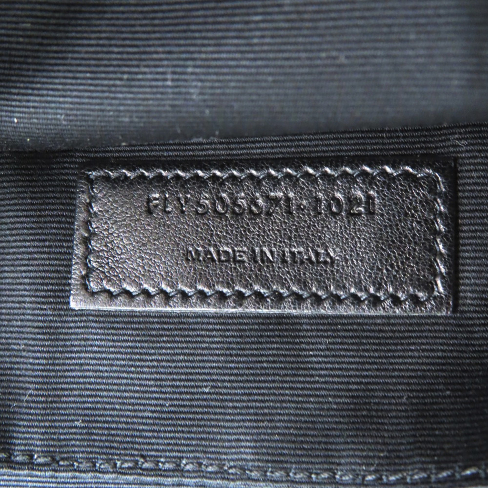 Yves Saint Laurent Black Leather Fanny Pack Sling Bag (Pre-Owned)